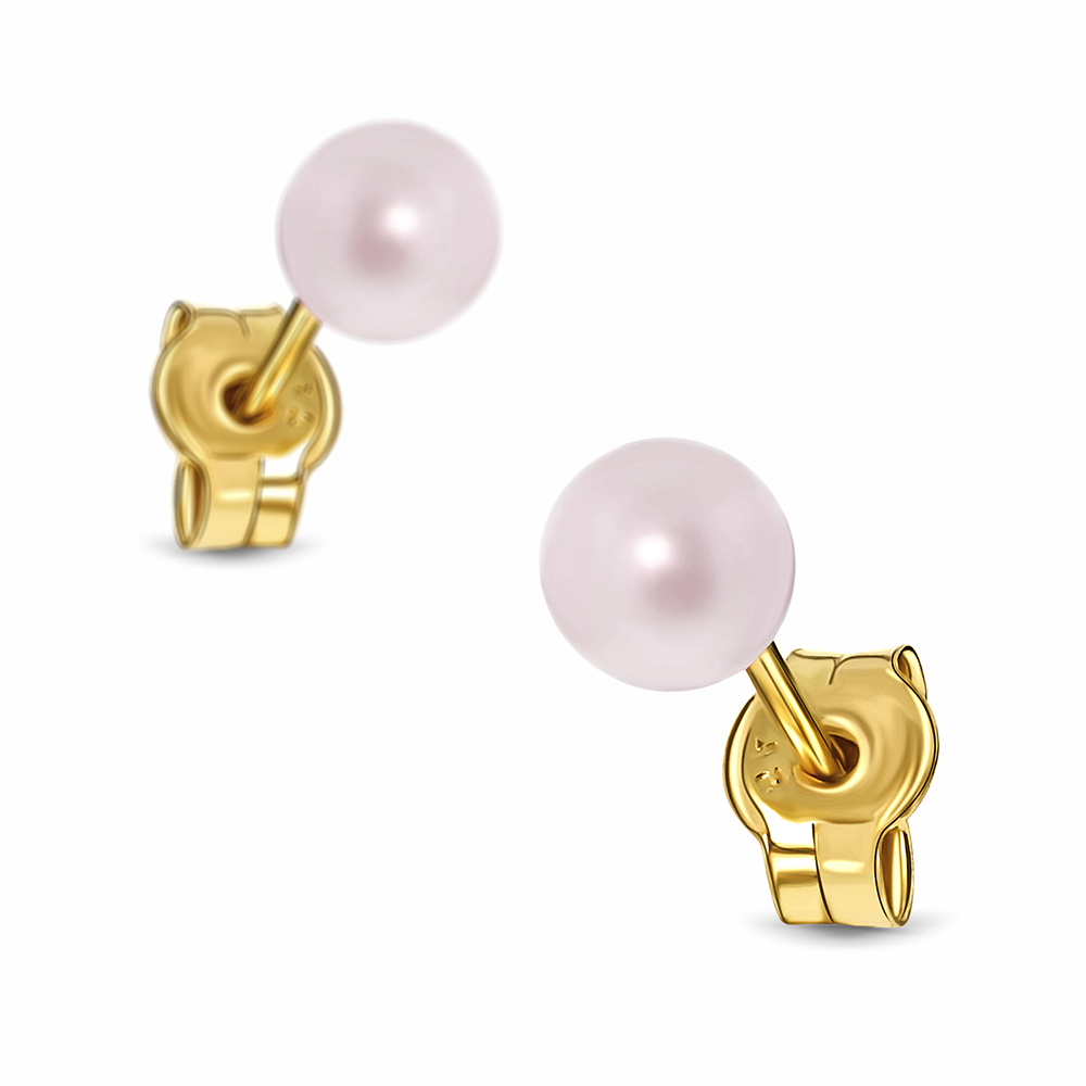 Miore Earrings orecchini oro giallo 9kt perle
