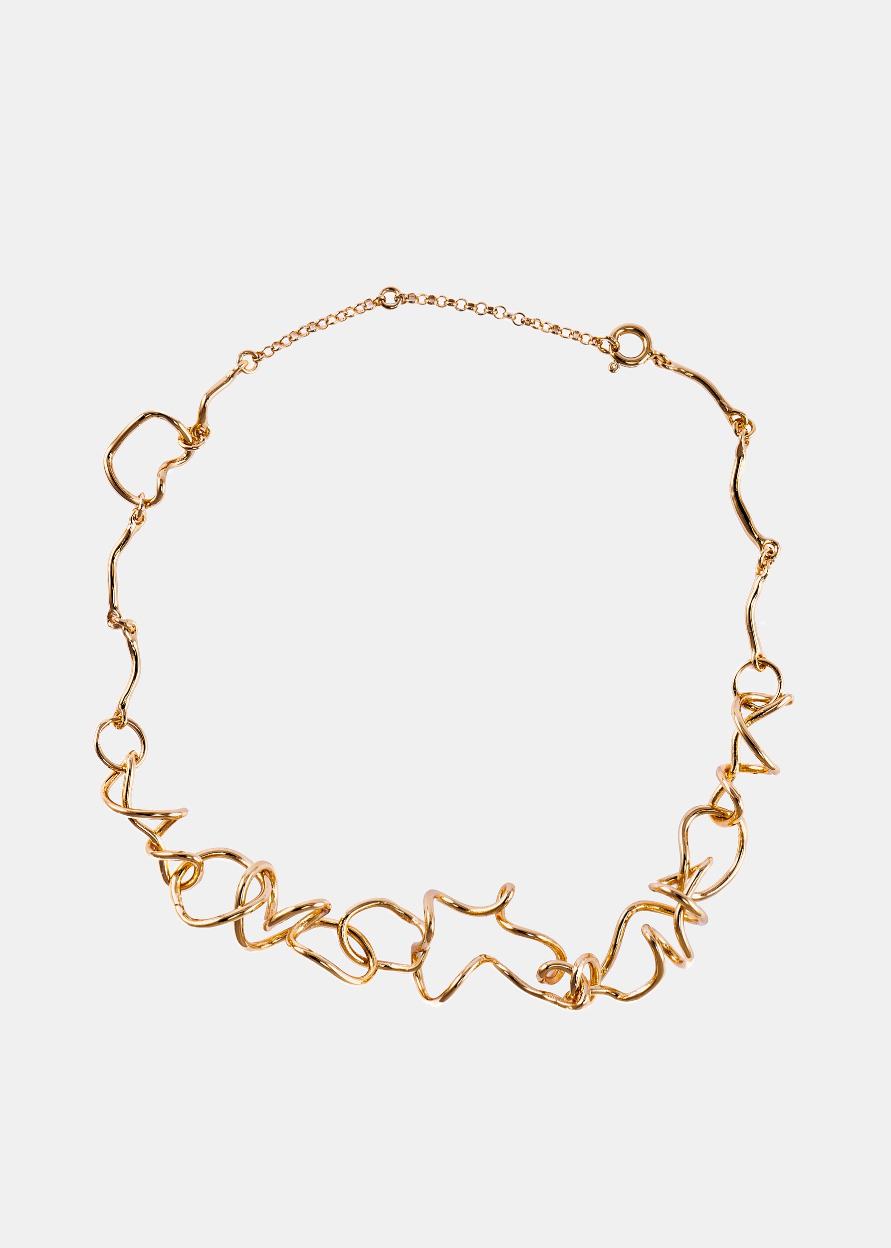 Voodoo Jewels Bold Shapes Morelia collana oro bronzo donna