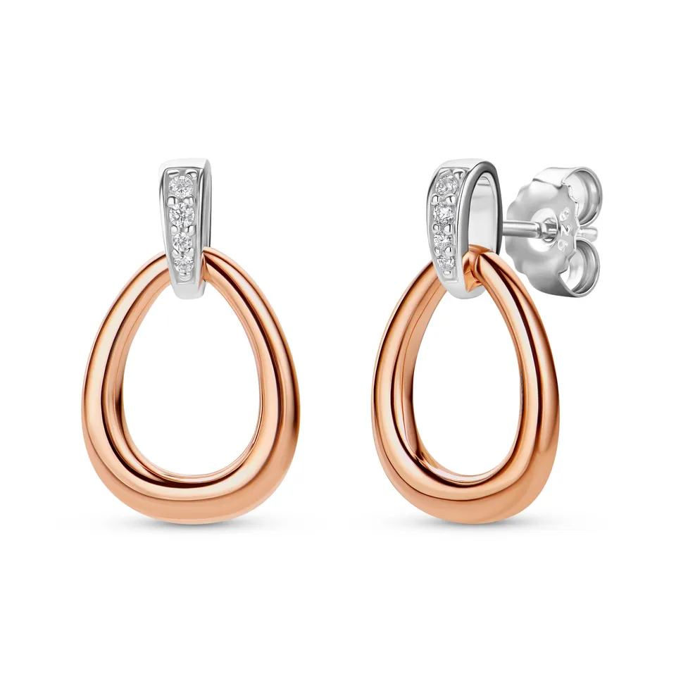 Miore orecchini argento 925 zirconia cubica