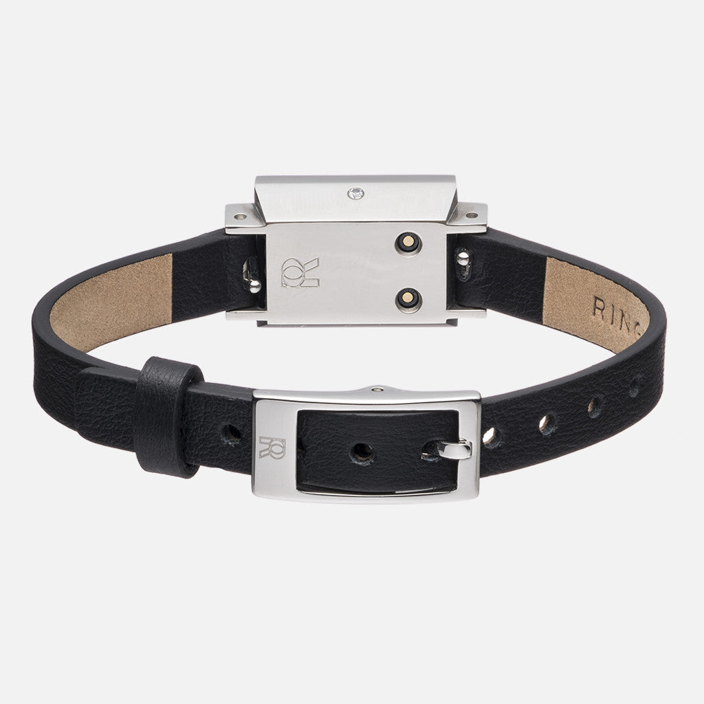 Ringly GO bracciale smart Black/Black
