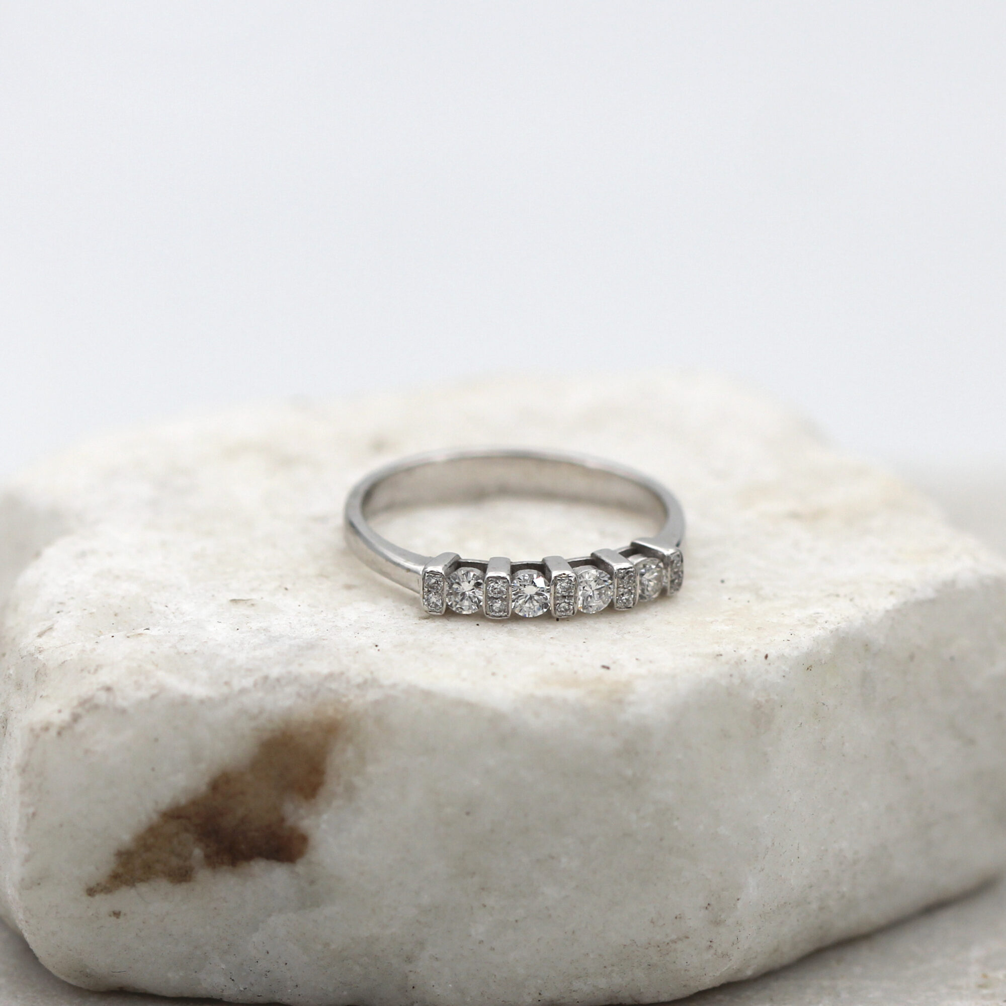 Anna Gioielli Gioielli Classici Anello Traversine Oro Diamanti