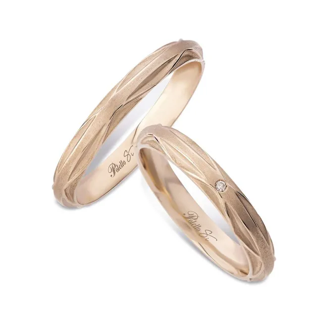 Polello Sì Lo Voglio fede oro rosa nuziale