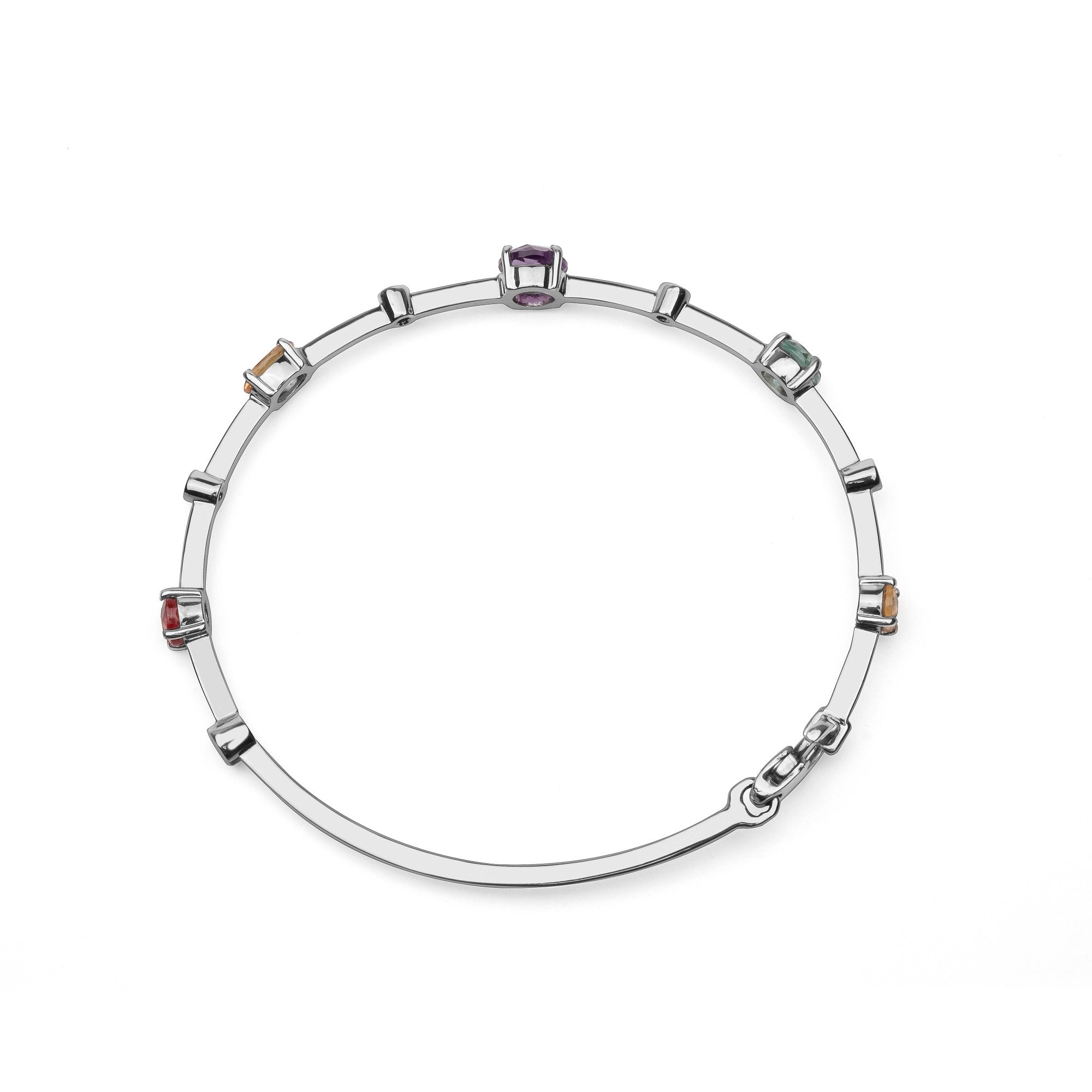 Noi Gioielli Incanto bracciale oro bianco pietre taglia M