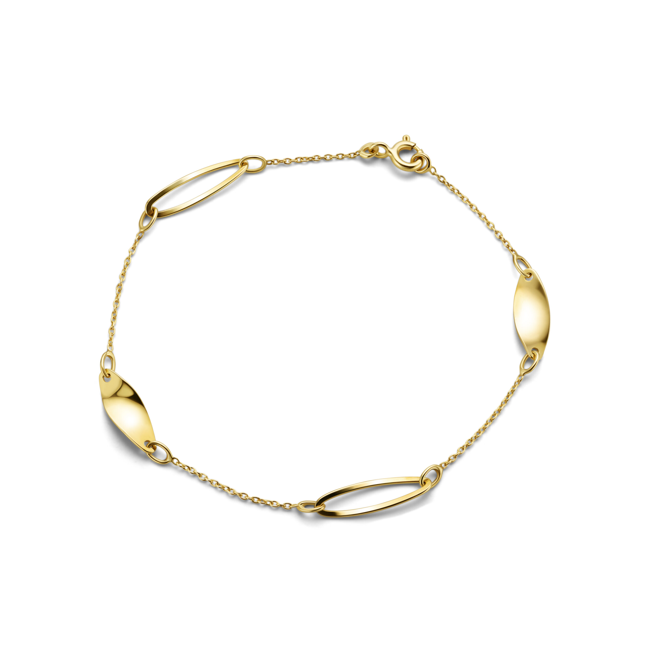 Miore Bracelet Bracciale in Oro Giallo 9Kt 375
