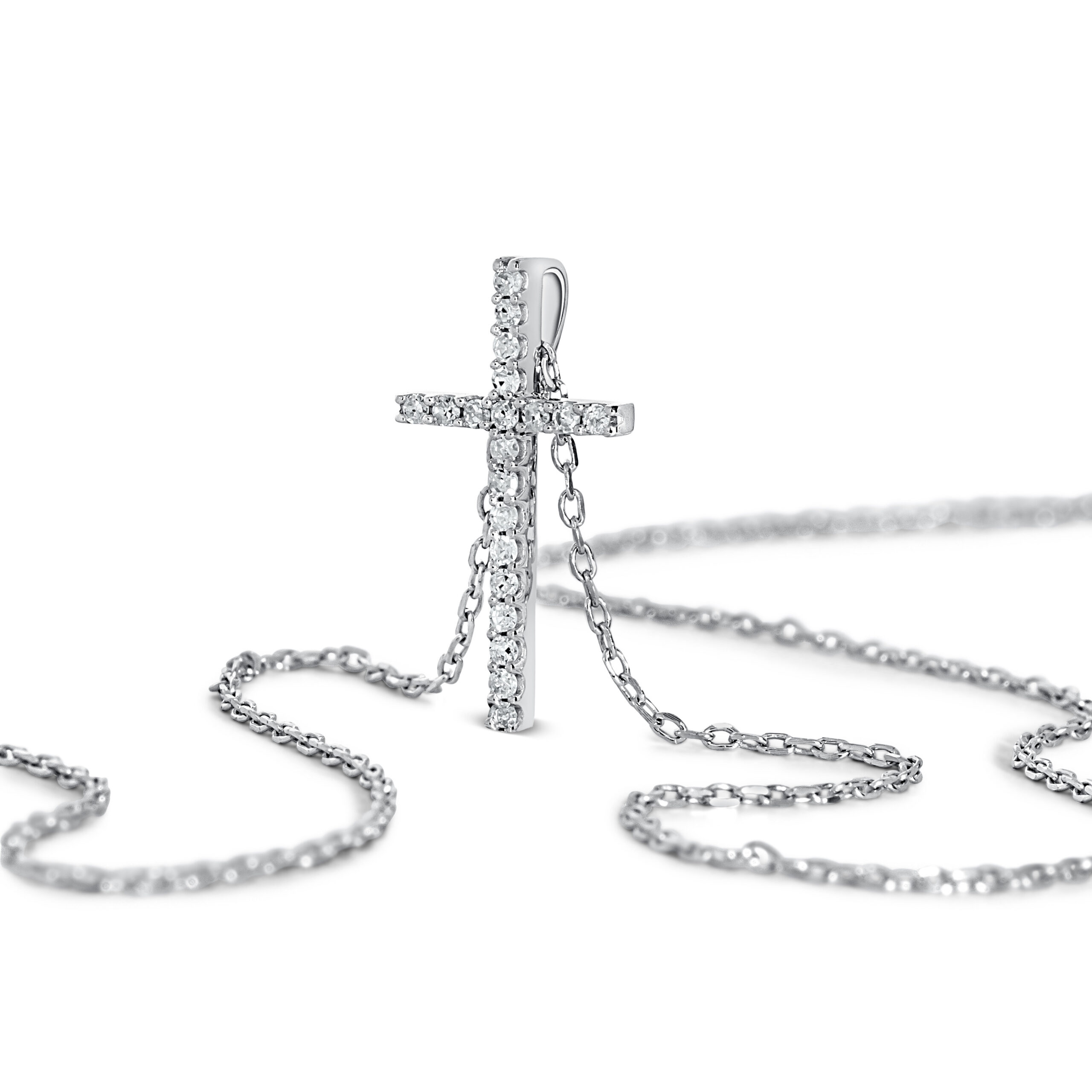 Miore Necklace Collana Oro Bianco 9KT 375
