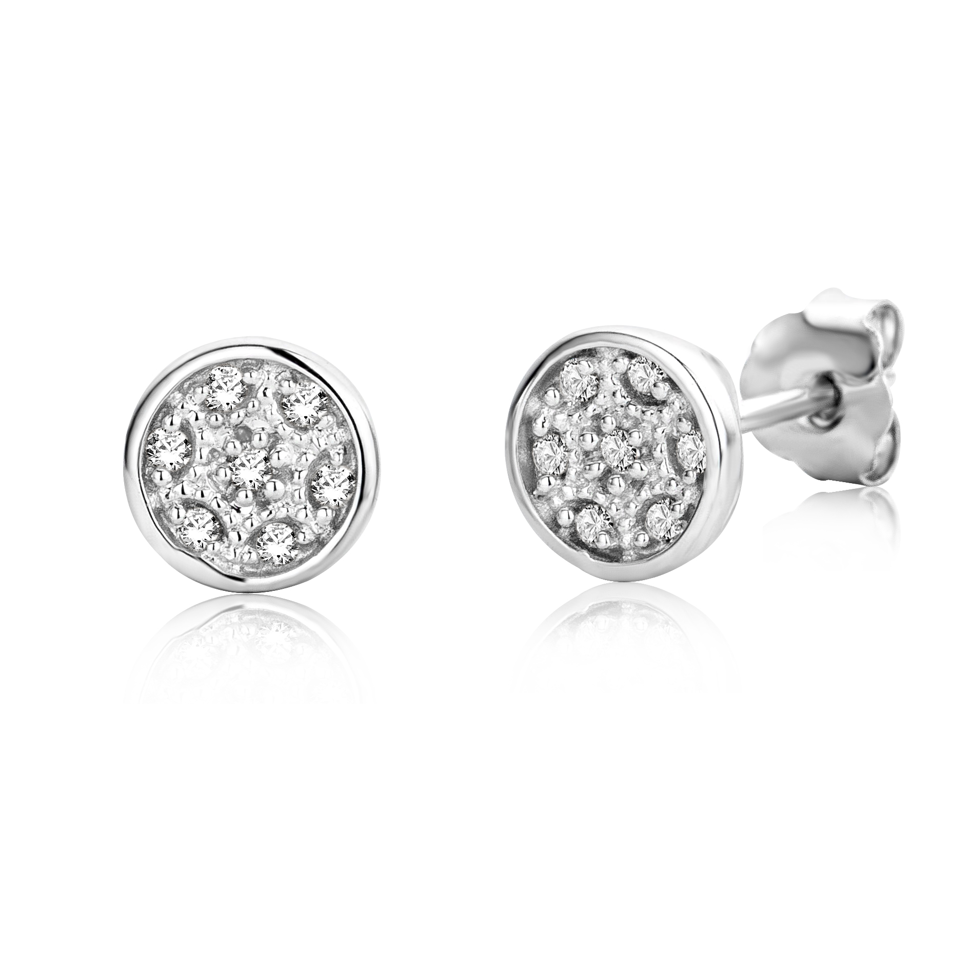 Miore orecchini oro bianco 9 kt