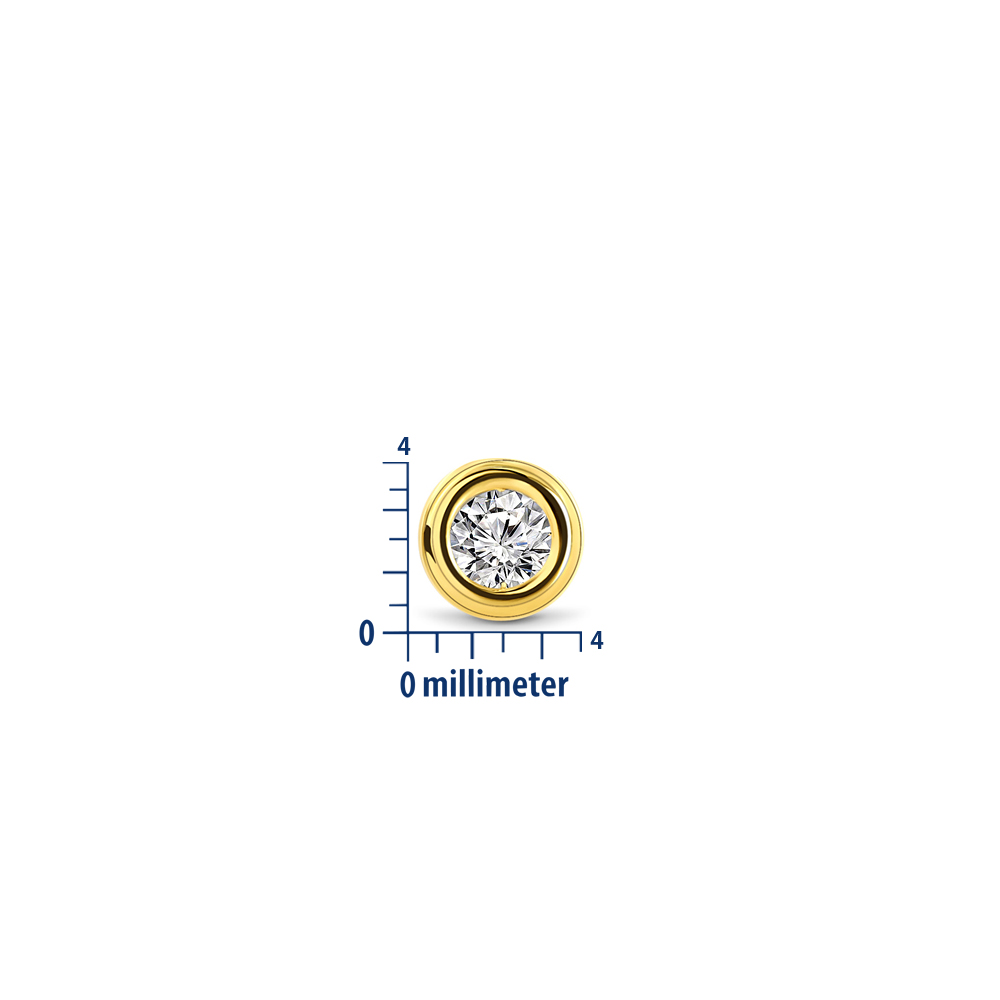 Miore Earrings Orecchini Oro Giallo 14kt 585