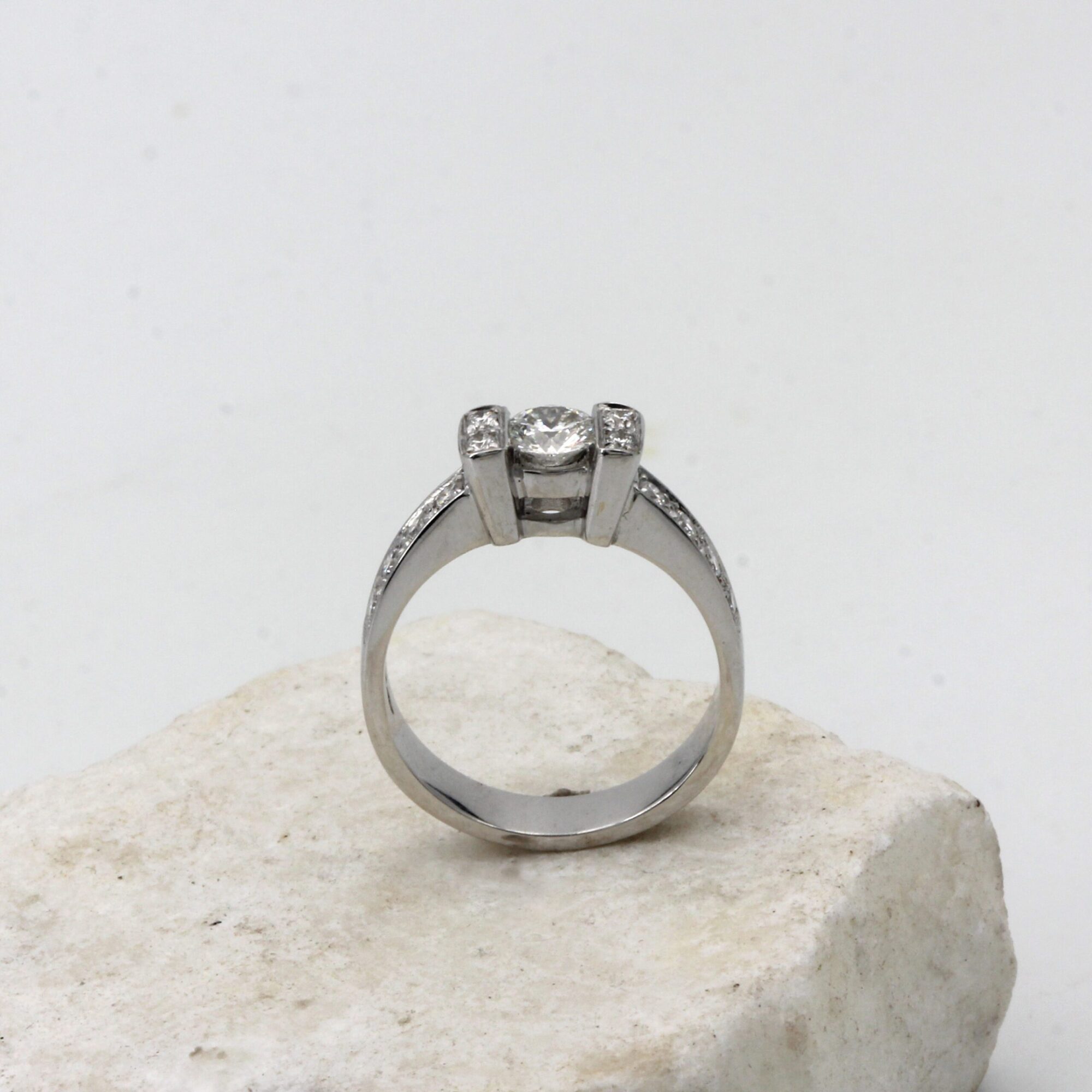 Anna Gioielli Classici Traversine Oro Bianco Diamanti 0,71 ct