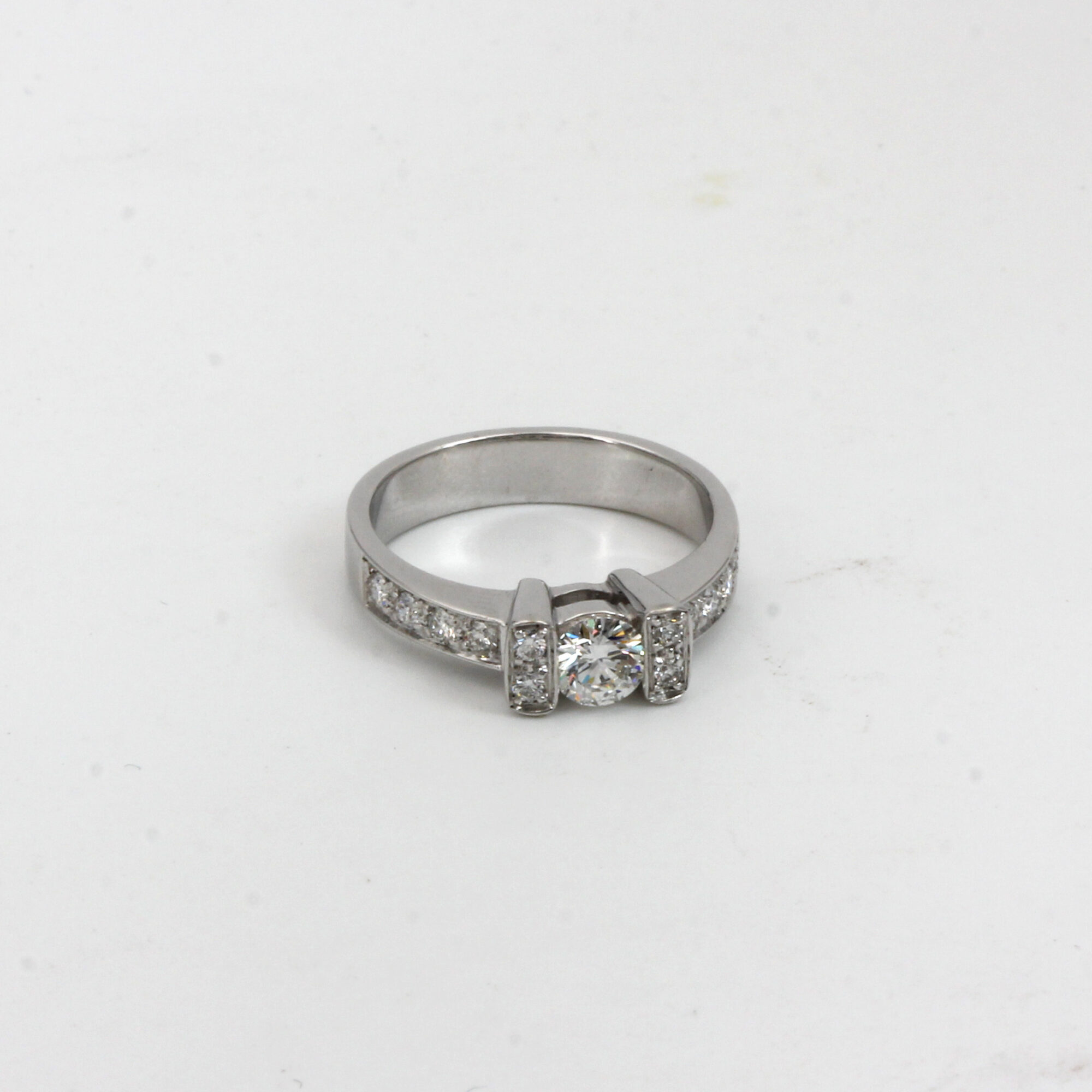 Anna Gioielli Classici Traversine Oro Bianco Diamanti 0,71 ct