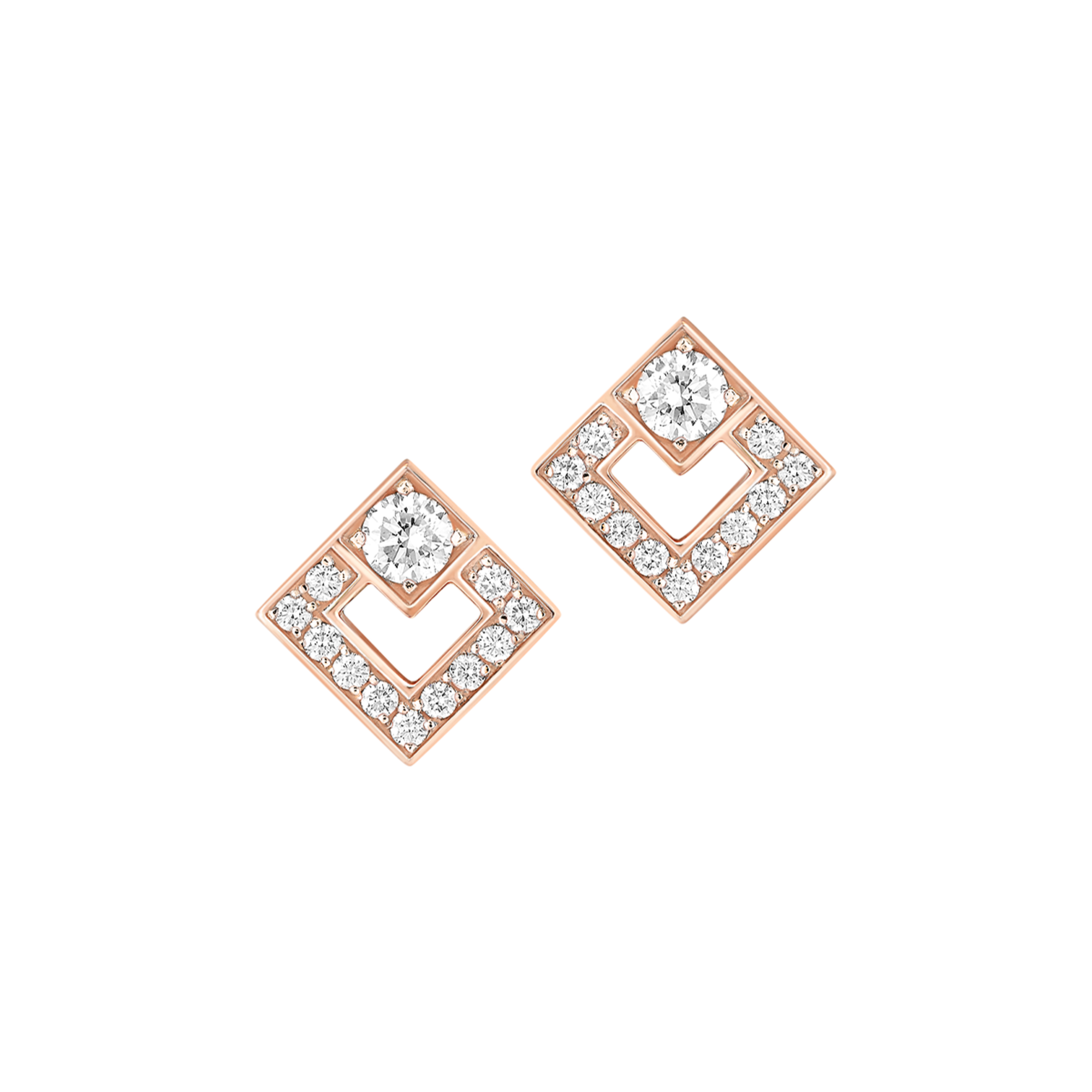 Korloff Eclat JEE02 orecchini oro rosa diamanti