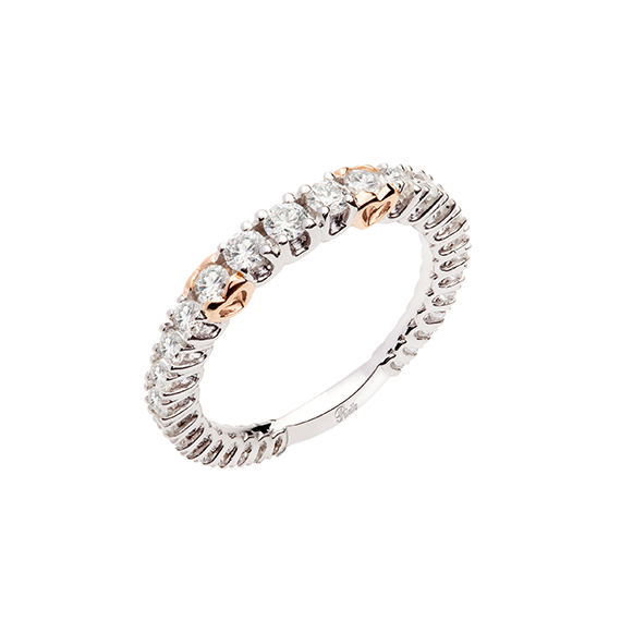 Polello Si Lo Voglio veretta oro bianco diamanti