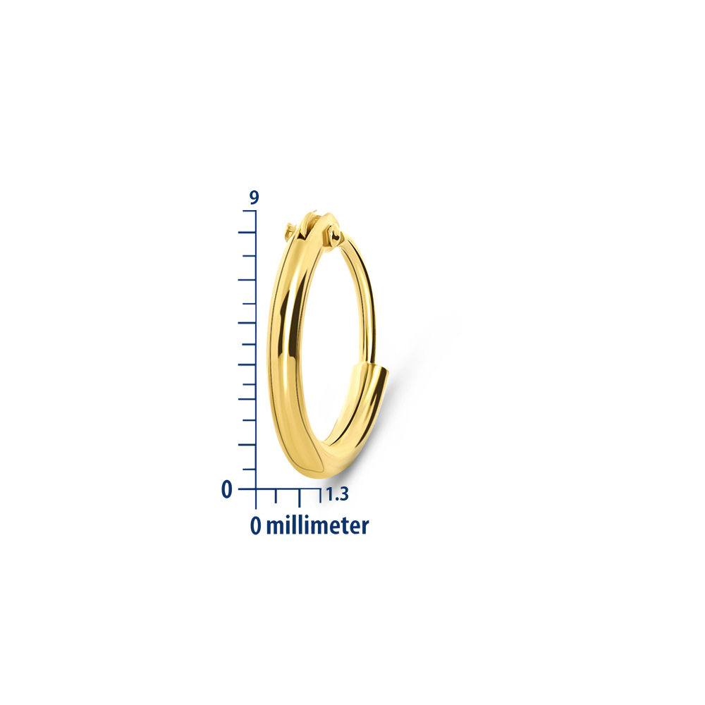 Miore Earrings Orecchini Oro Giallo 14Kt 585