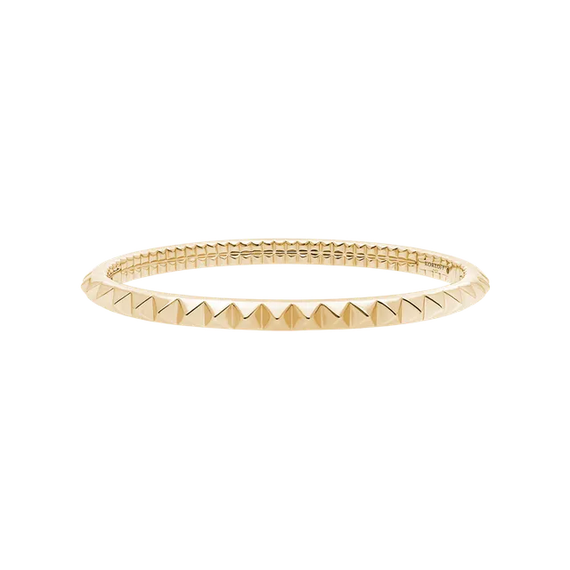 Korloff Korlove Jonc coeur pavé bracciale oro giallo 15 cm