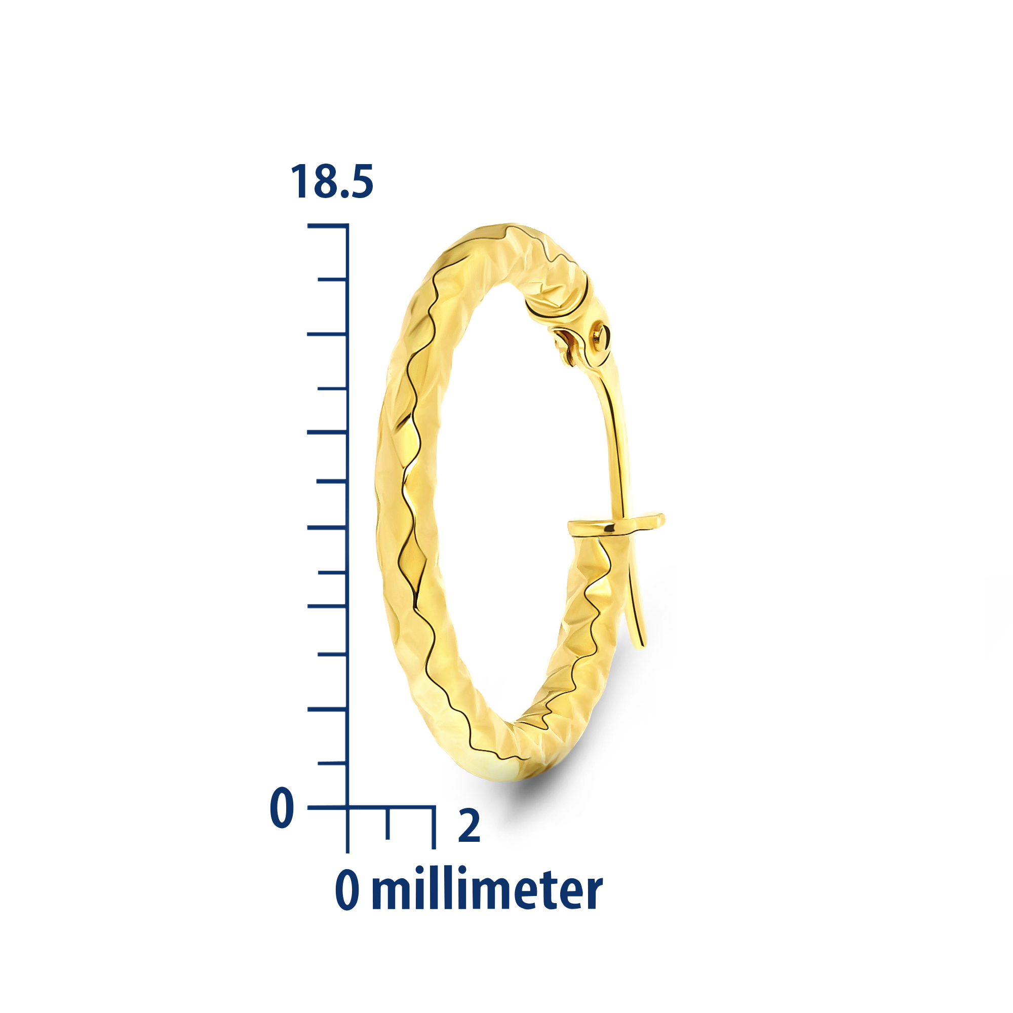 Miore Earrings Orecchini Oro Giallo 14 Kt 585