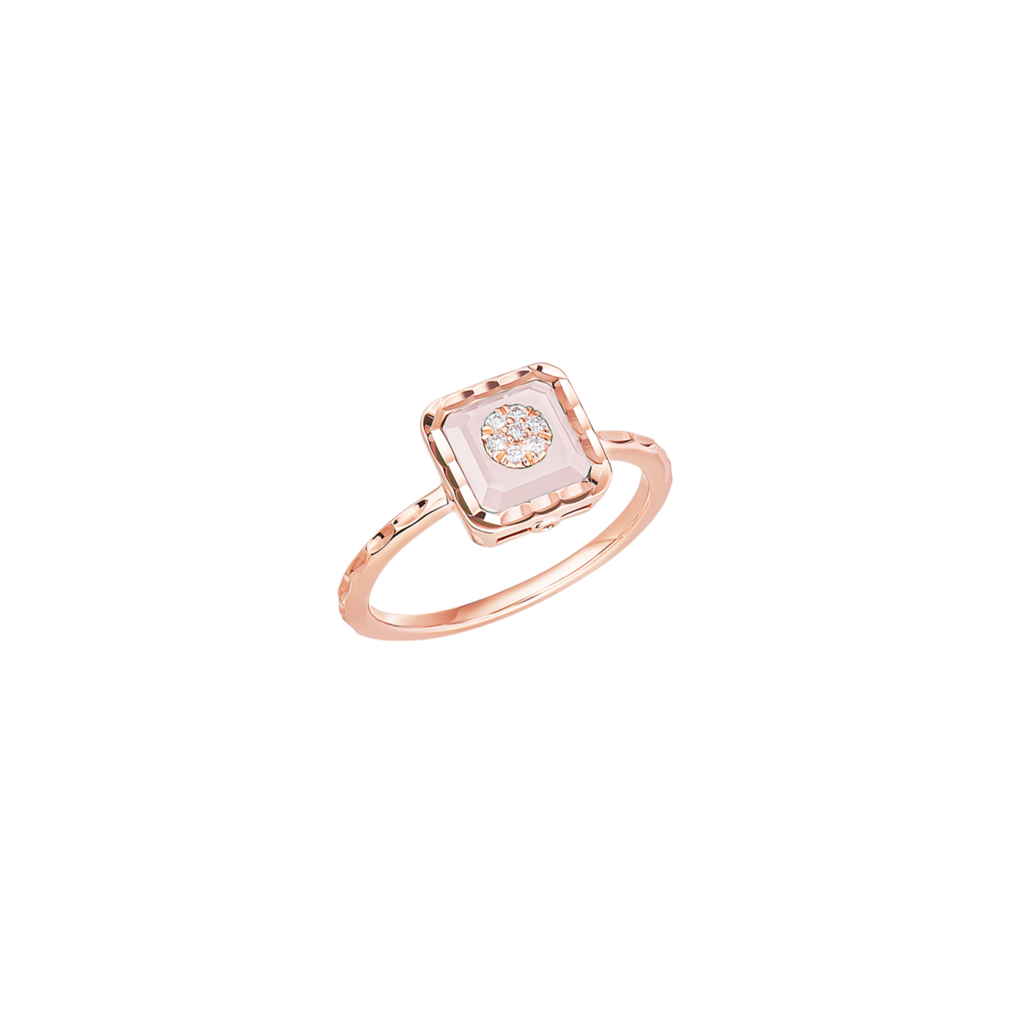 Korloff Je Play JL-JJPR01 anello oro rosa opale rosa diamanti