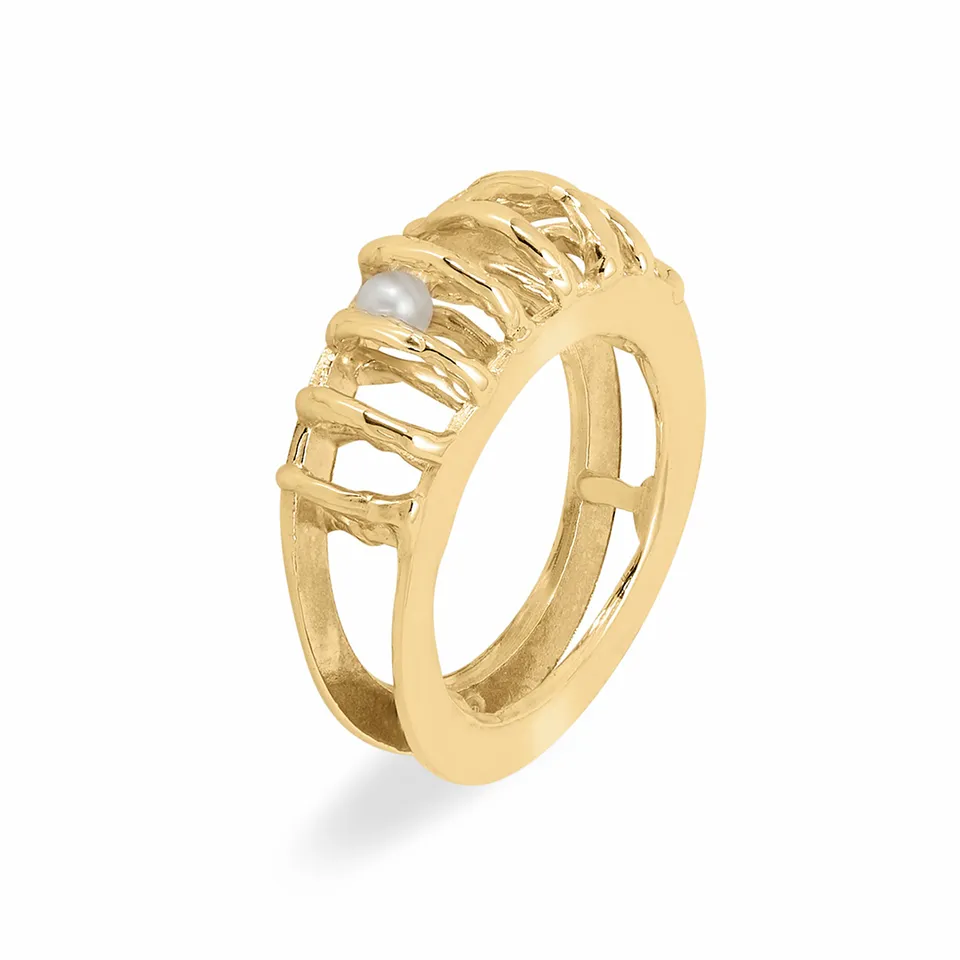 Giulia Iosco Cage Ring Band anello a gabbia