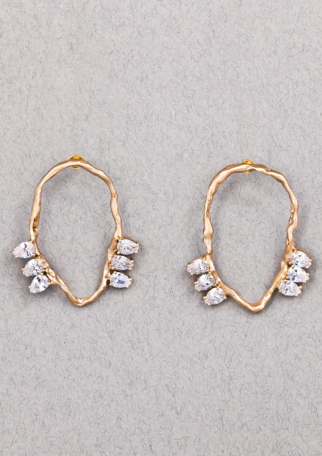 Voodoo Jewels Daphne Dual orecchini bronzo dorato goccia