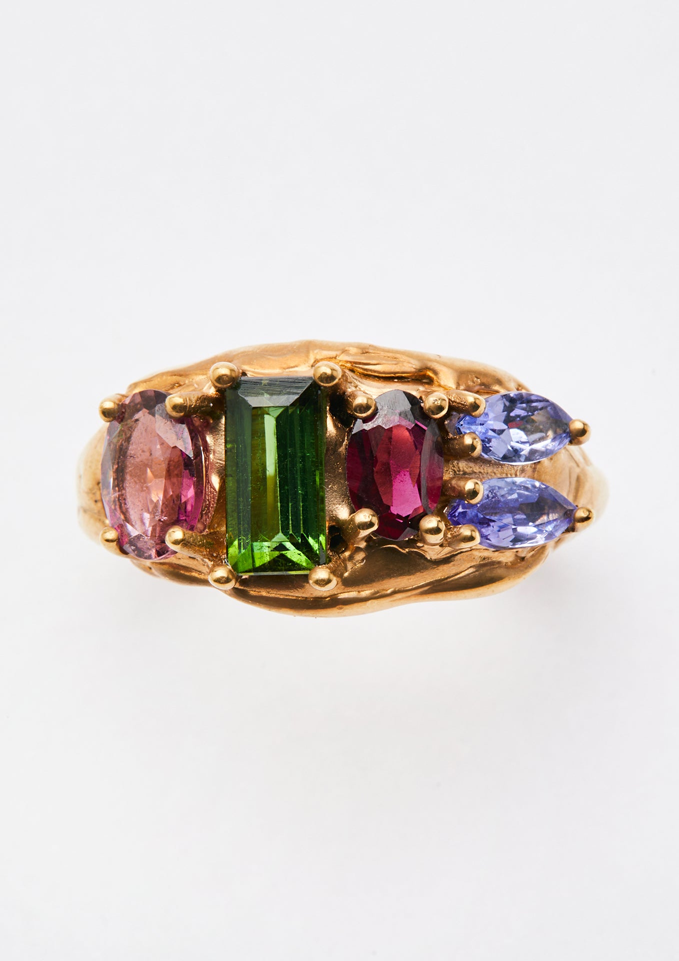 Voodoo Jewels Make your own voodoo Agwè anello placcato oro