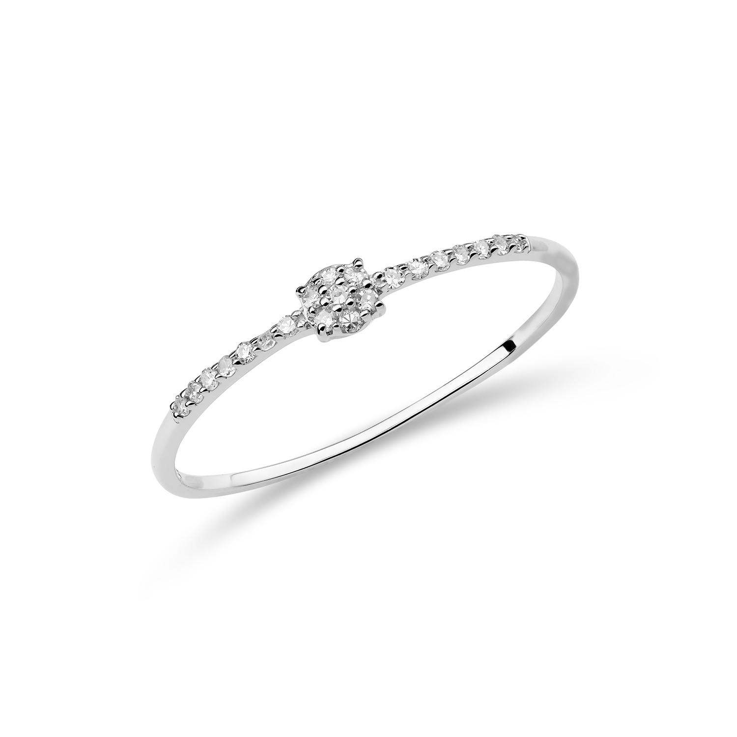 Miore Anello Oro Bianco 9KT 375