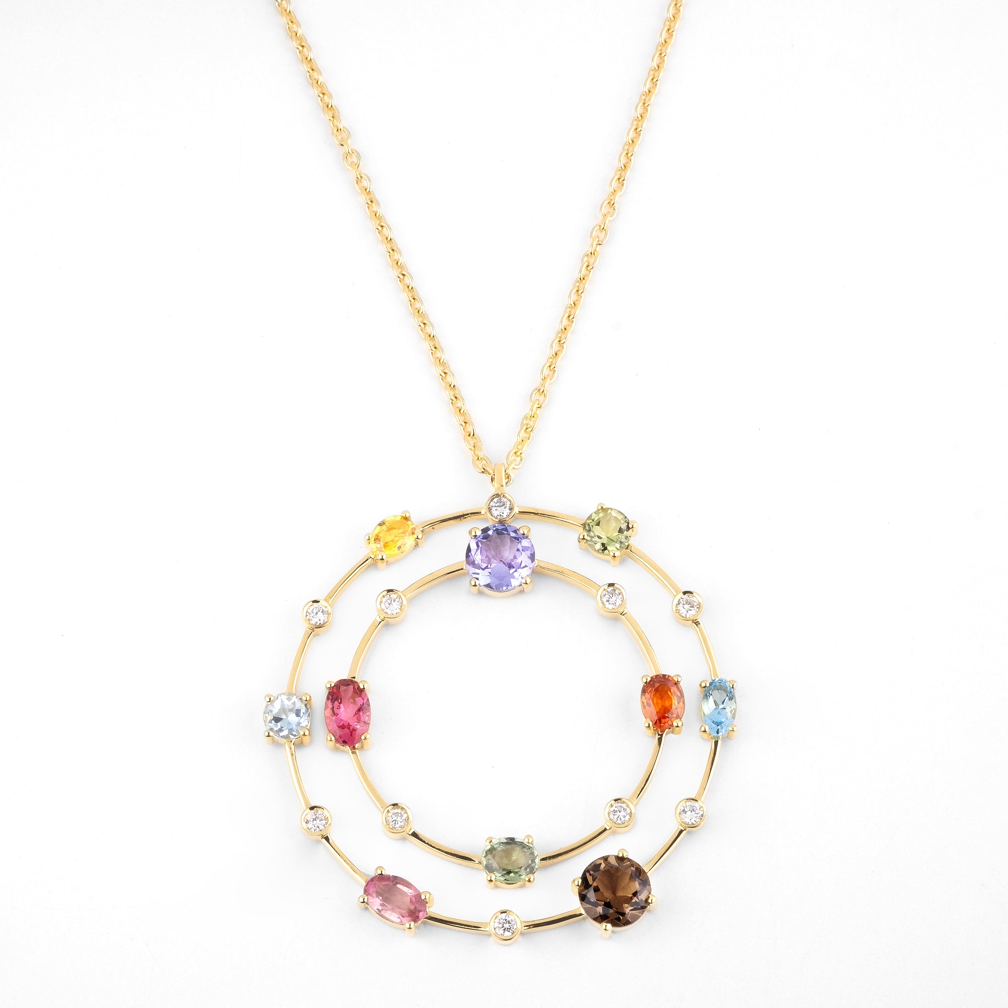 Noi Gioielli Firenze 1873 Incanto collana oro giallo diamanti 88cm