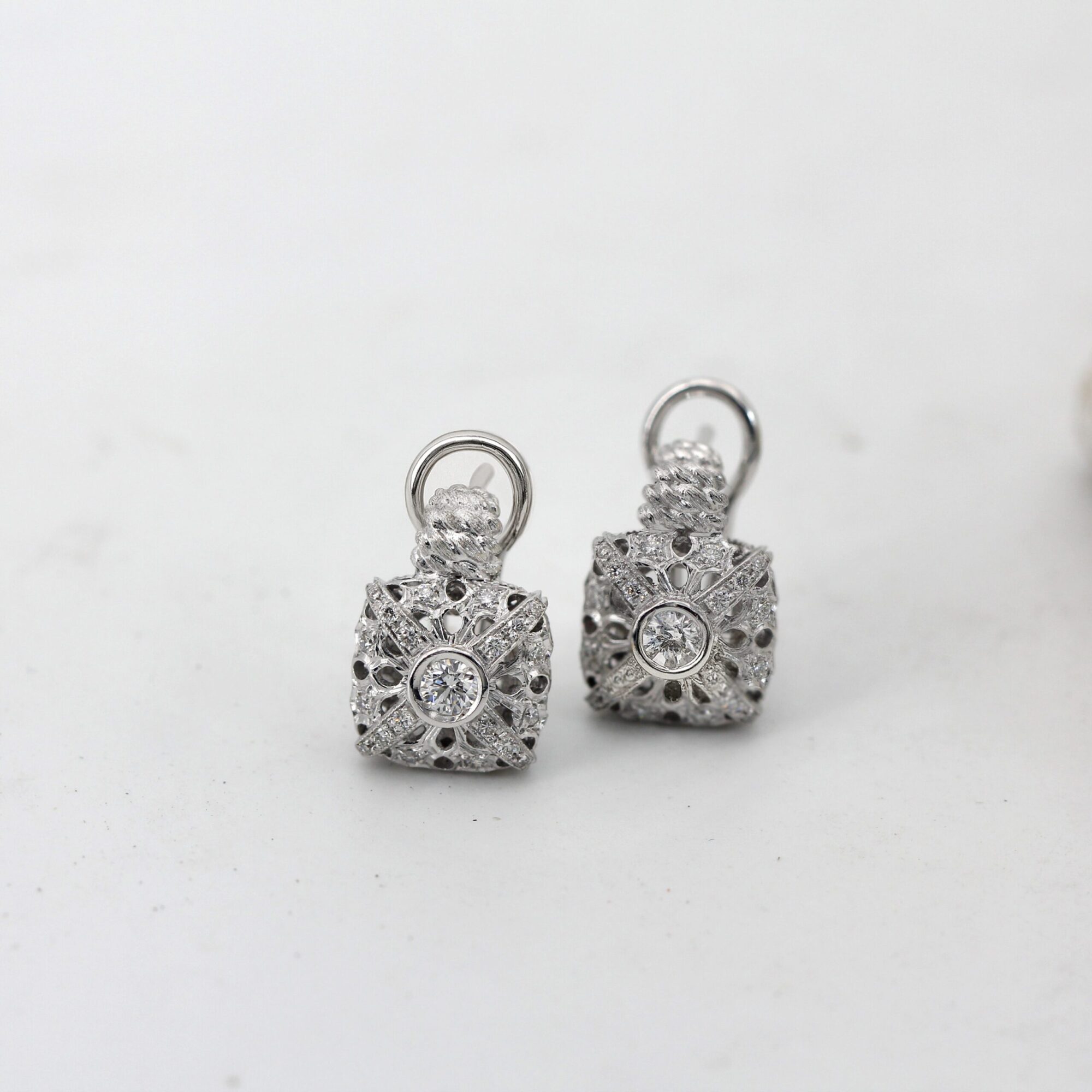 Anna Gioielli Prestige Orecchini Oro 18Kt Diamanti 0.74 Ct