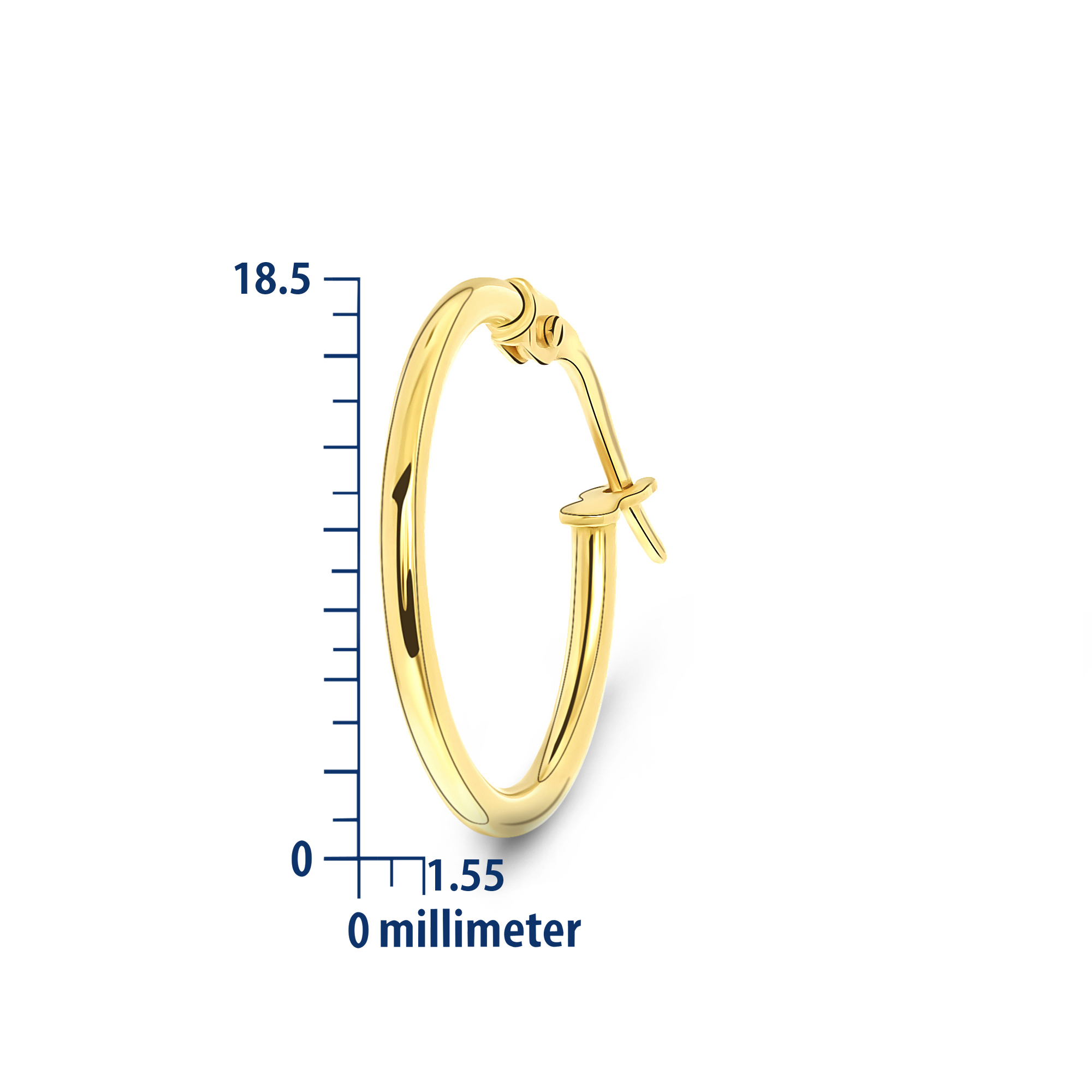 Miore Earrings orecchini oro giallo 18kt classici