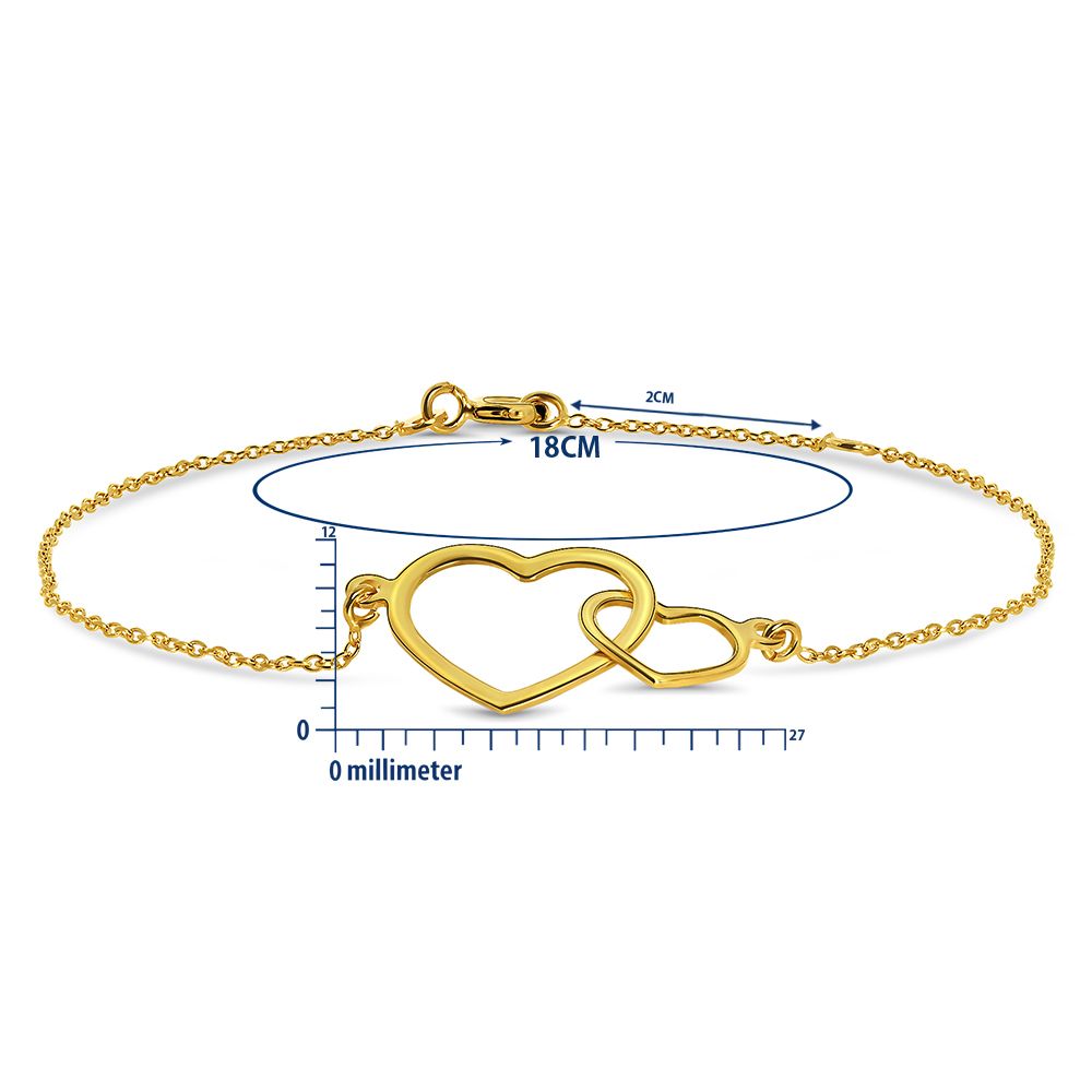 Miore Braccialetto Oro Giallo 9Kt 375 Donna