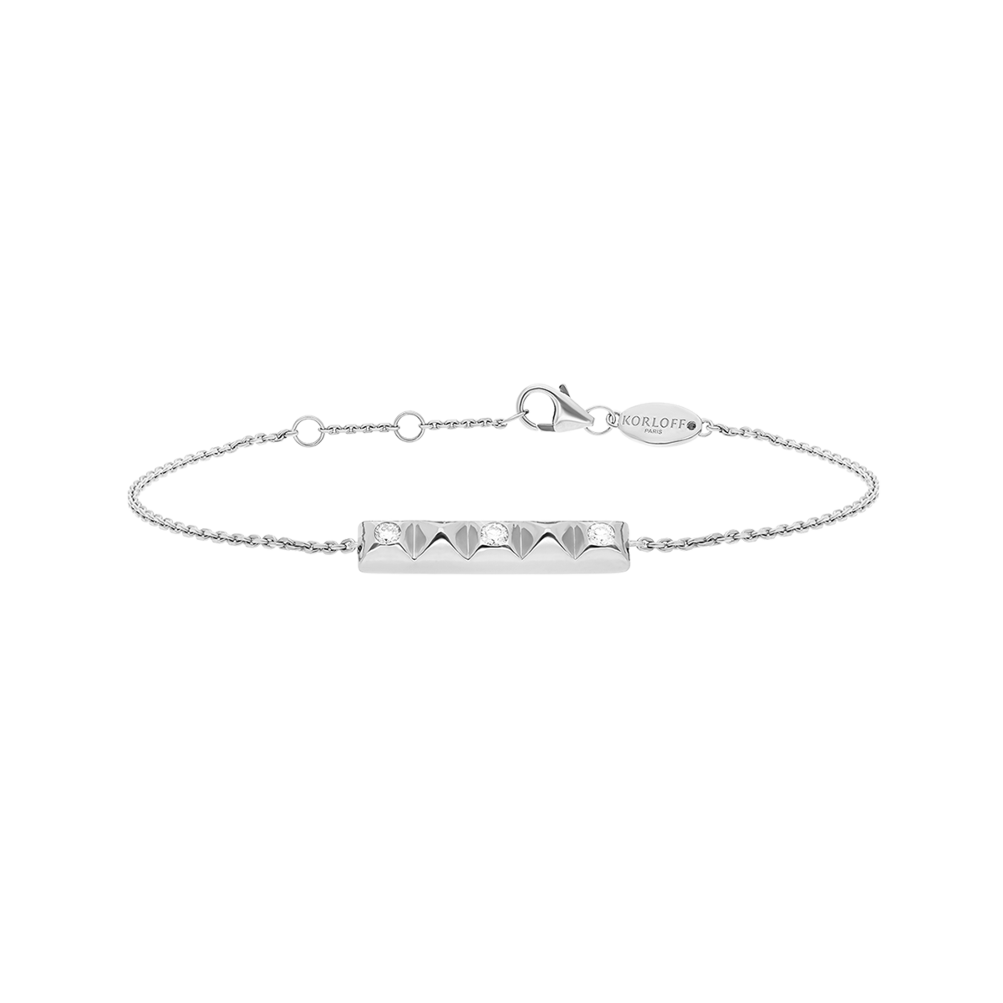 Korloff Korlove JKVB03 bracciale oro bianco diamanti