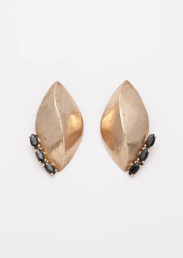 Voodoo Jewels Bold Shapes Cami orecchini bronzo pietre