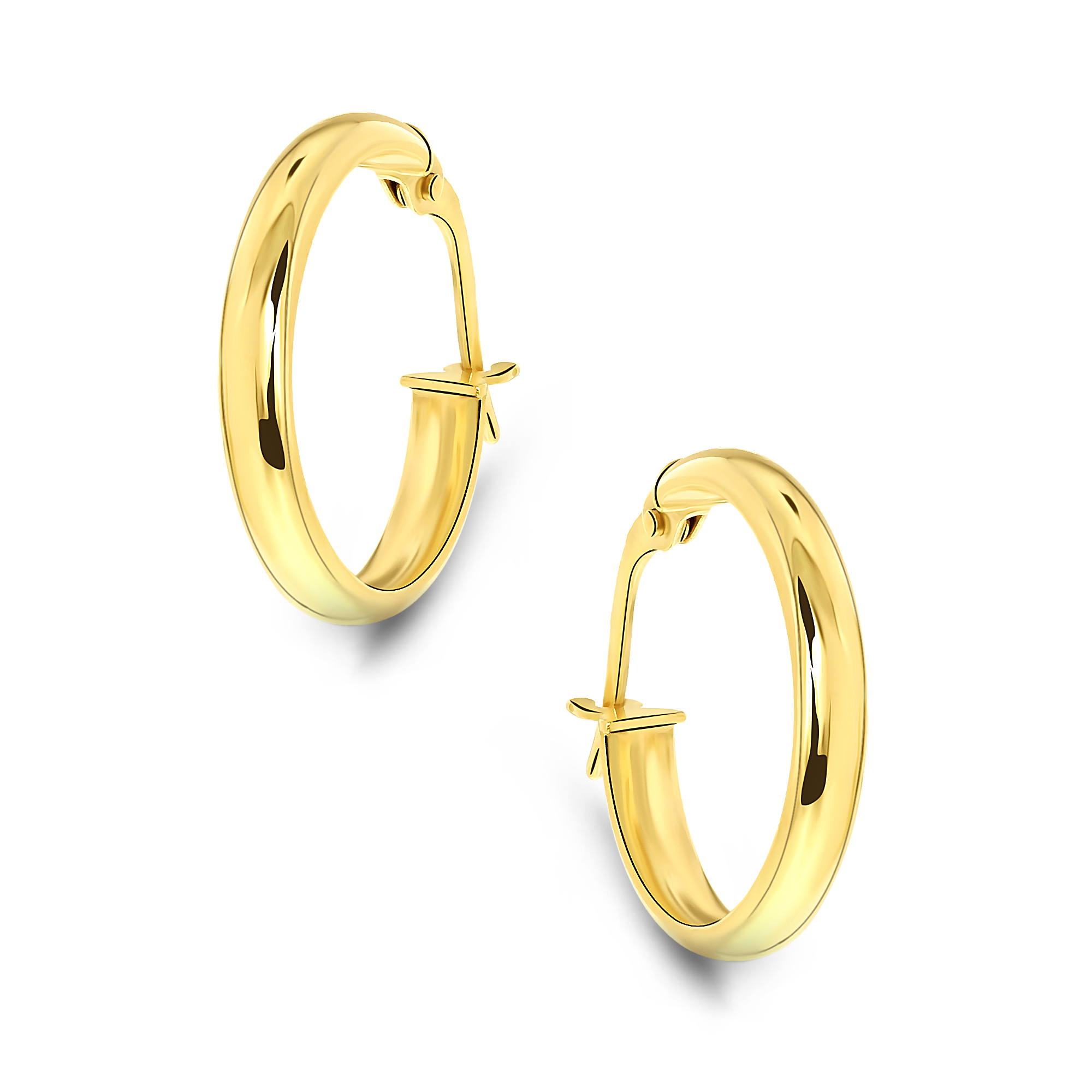 Miore Orecchini Oro Giallo 14 Kt (585)