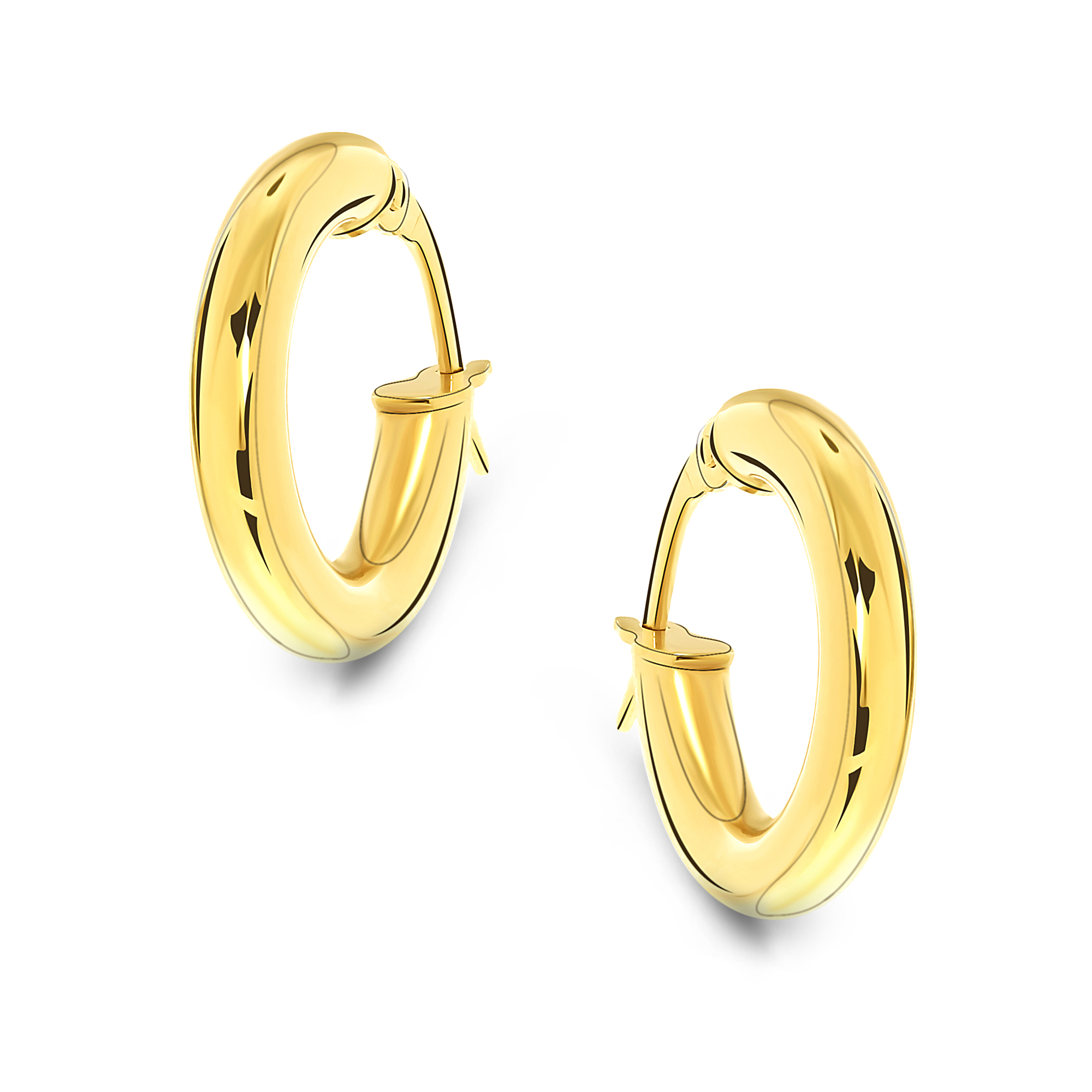 Miore Earrings Orecchini Oro Giallo 14KT Classici