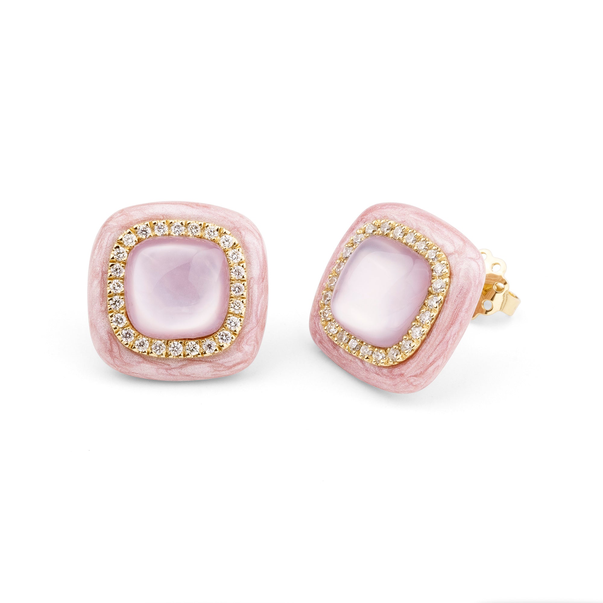 Noi Gioielli Firenze 1873 Mistica orecchini oro giallo rosa