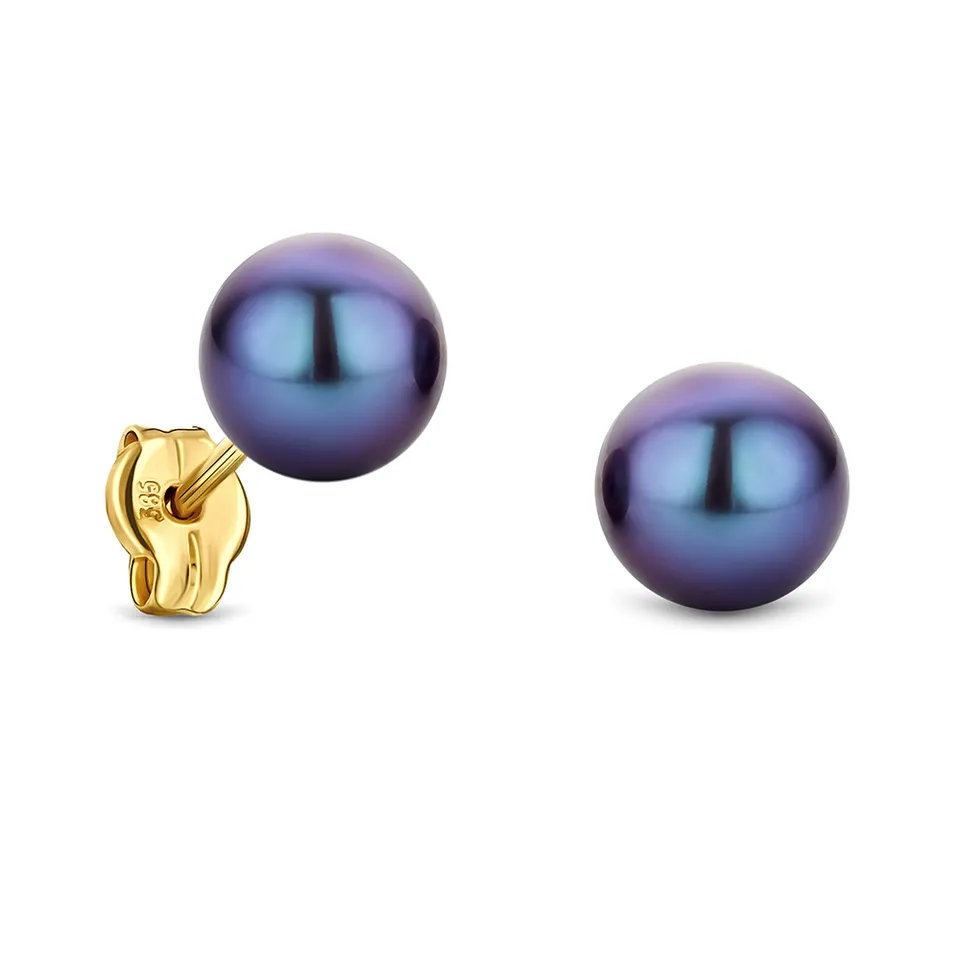 Miore Earrings Orecchini oro giallo 14Kt perla