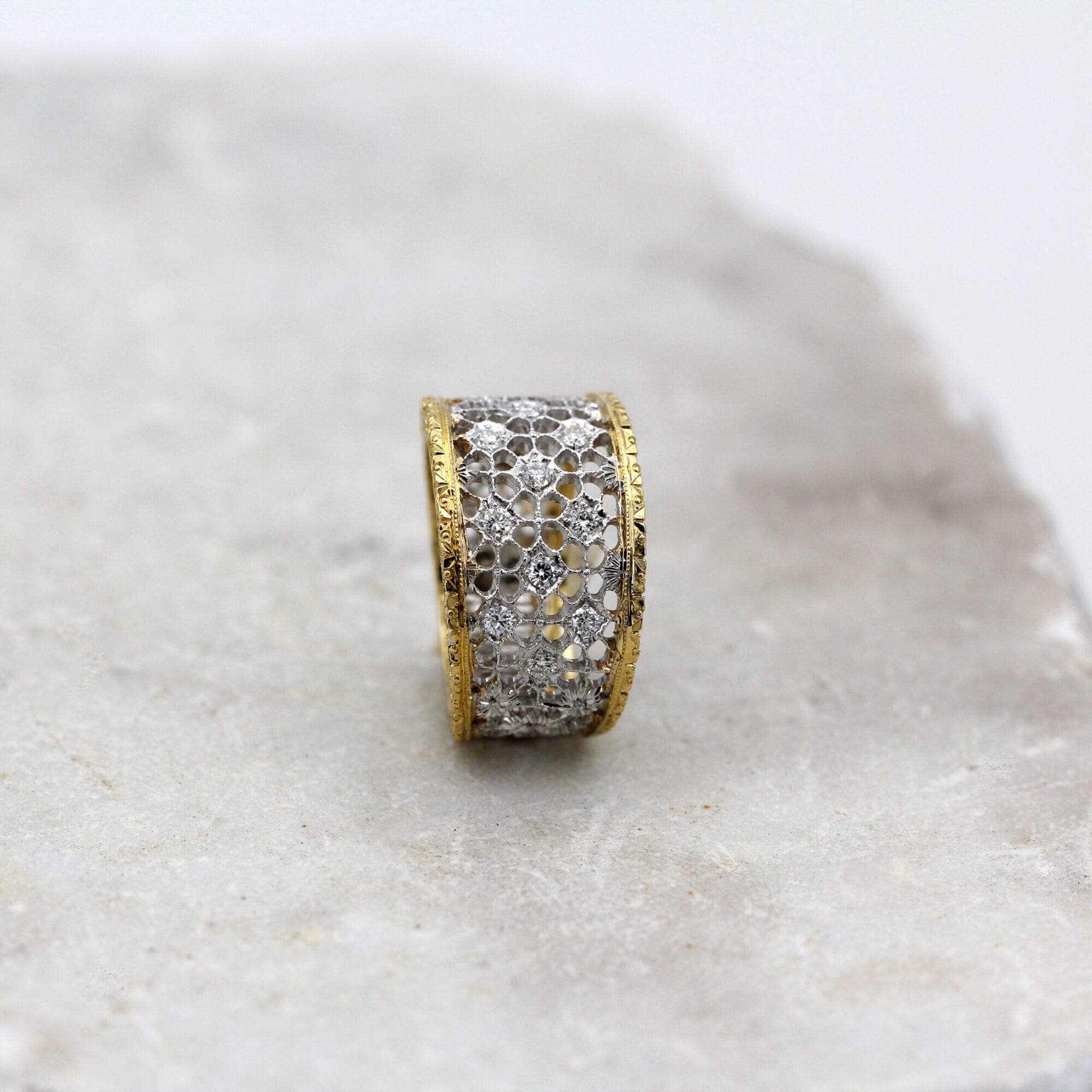 Anna Gioielli Orafo Fiorentino Anello Oro Diamanti 0,31 ct