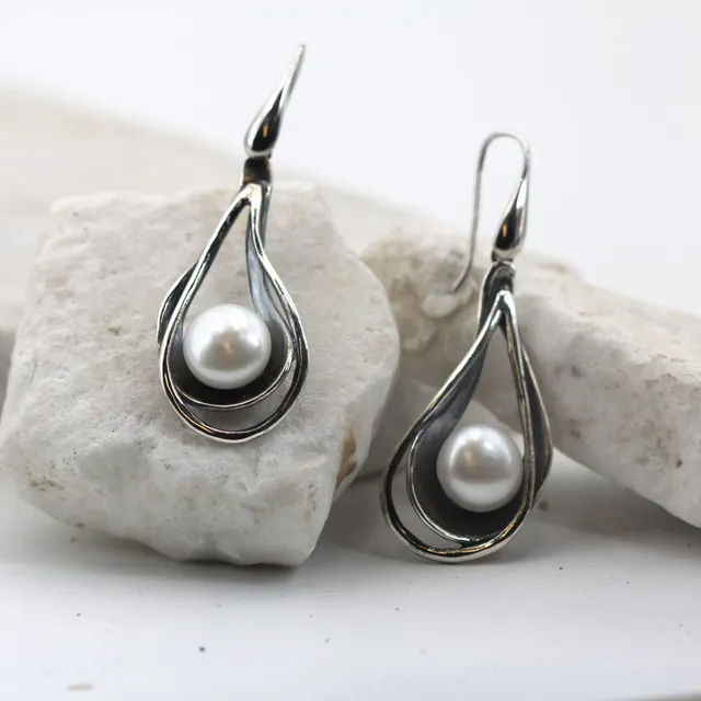 Anna Gioielli Orecchini Argento 925 Perla Acqua Dolce 12 mm