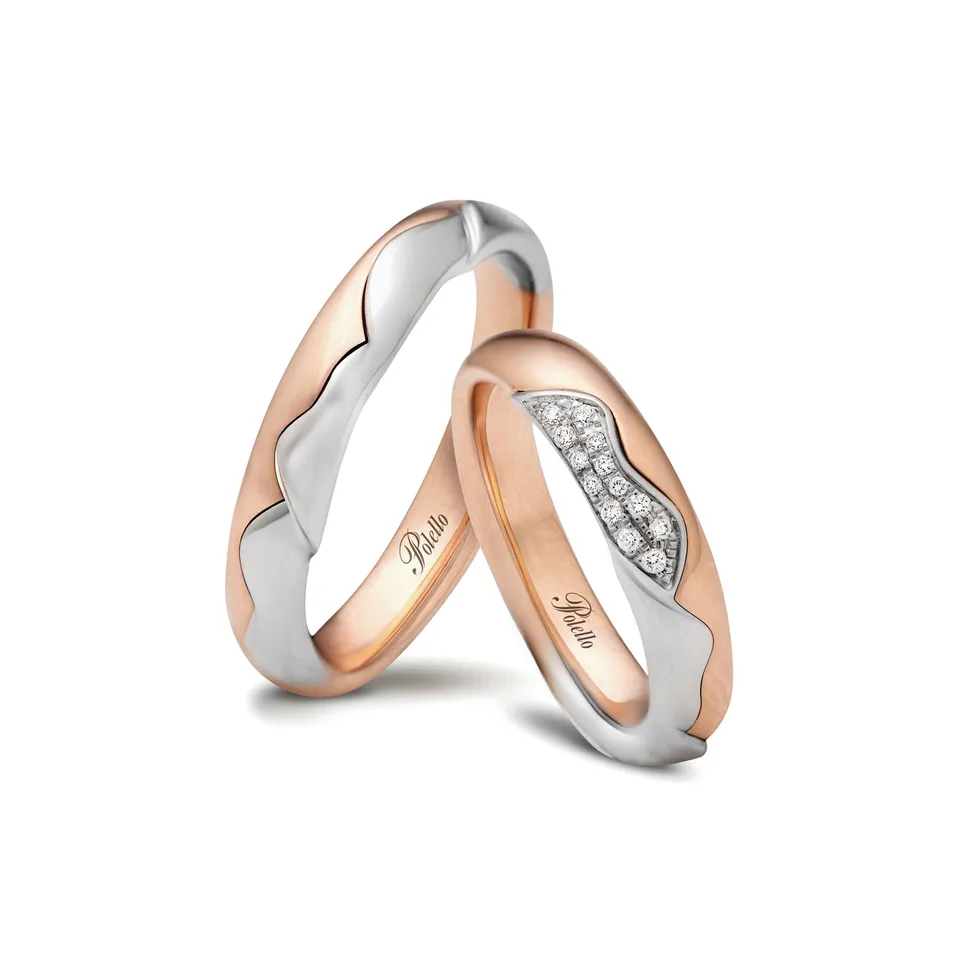 Polello Si Lo Voglio fede oro rosa platino diamanti