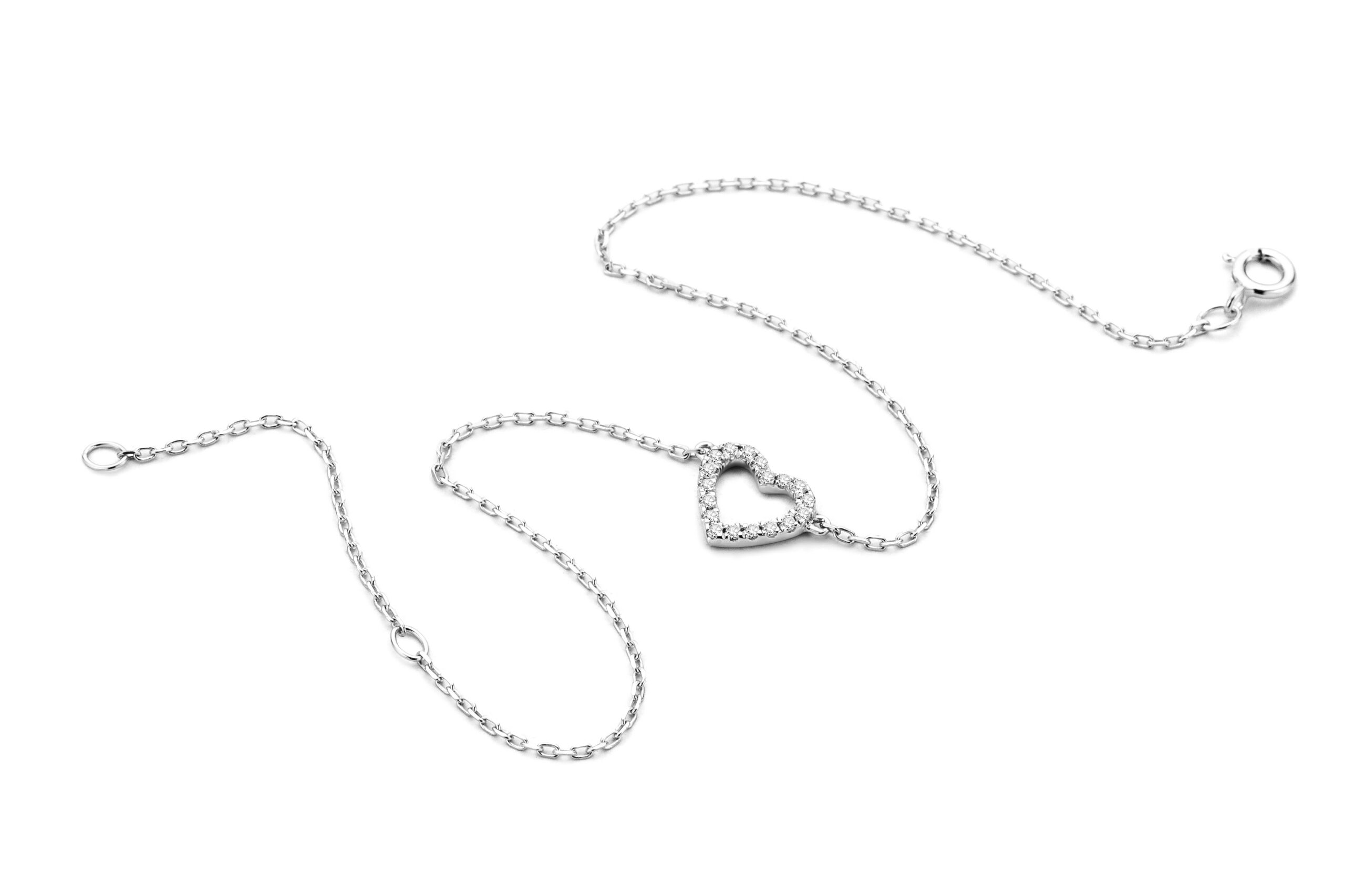 Miore Bracelet Bracciale in Oro Bianco 9 Kt 375