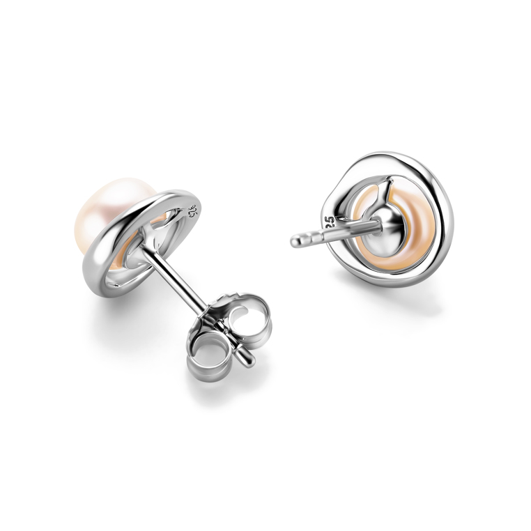 Miore Orecchini Argento 925 Perla Acqua Dolce