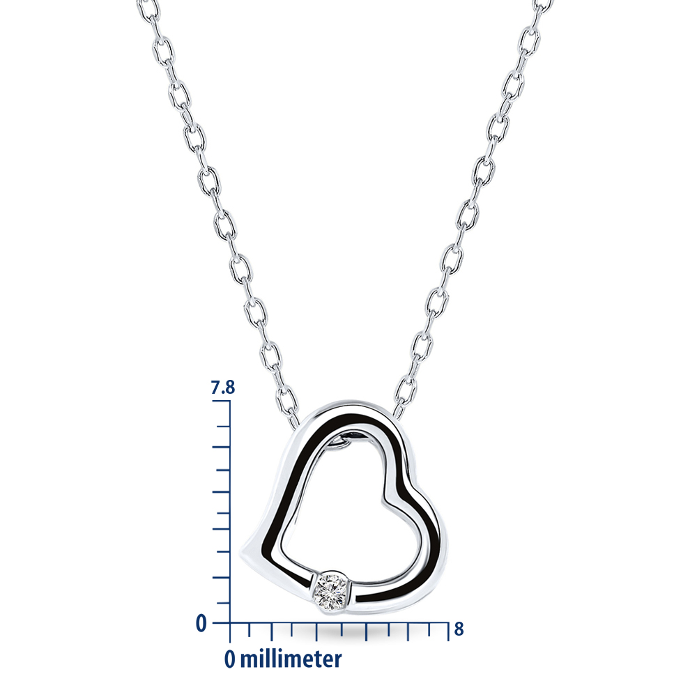 Miore Necklace Collana in Oro Bianco 9 Kt 375