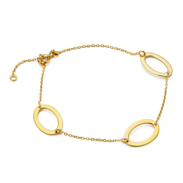 Miore Bracelet Bracciale Oro Giallo 9Kt 375