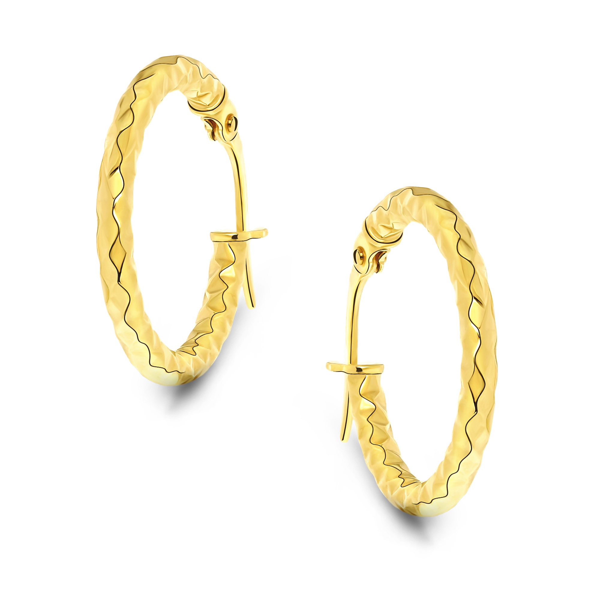 Miore Earrings Orecchini Oro Giallo 14 Kt 585