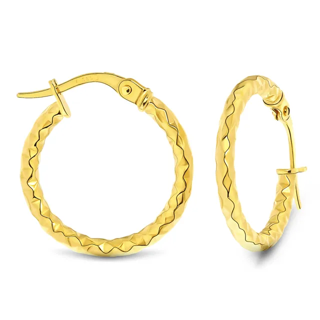 Miore Earrings Orecchini Oro Giallo 14 Kt 585