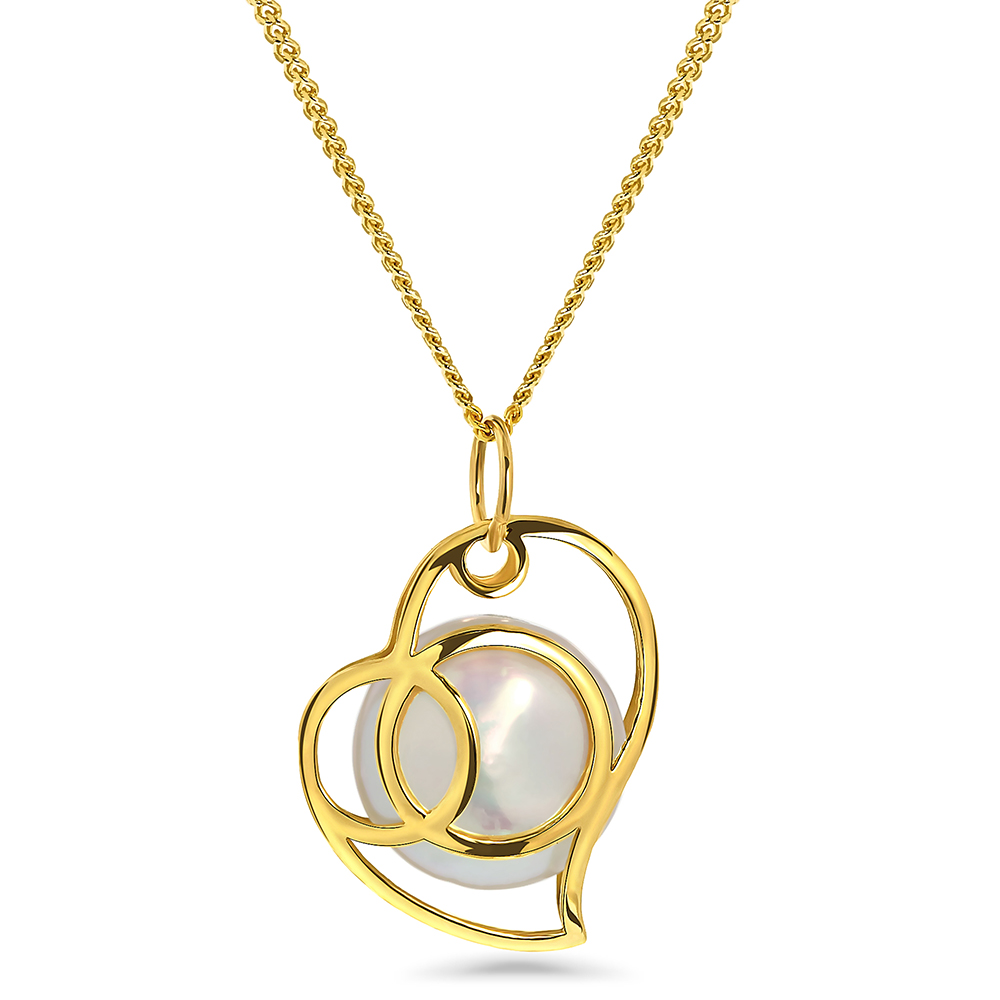 Miore Necklace Collana oro 9kt perla d’acqua