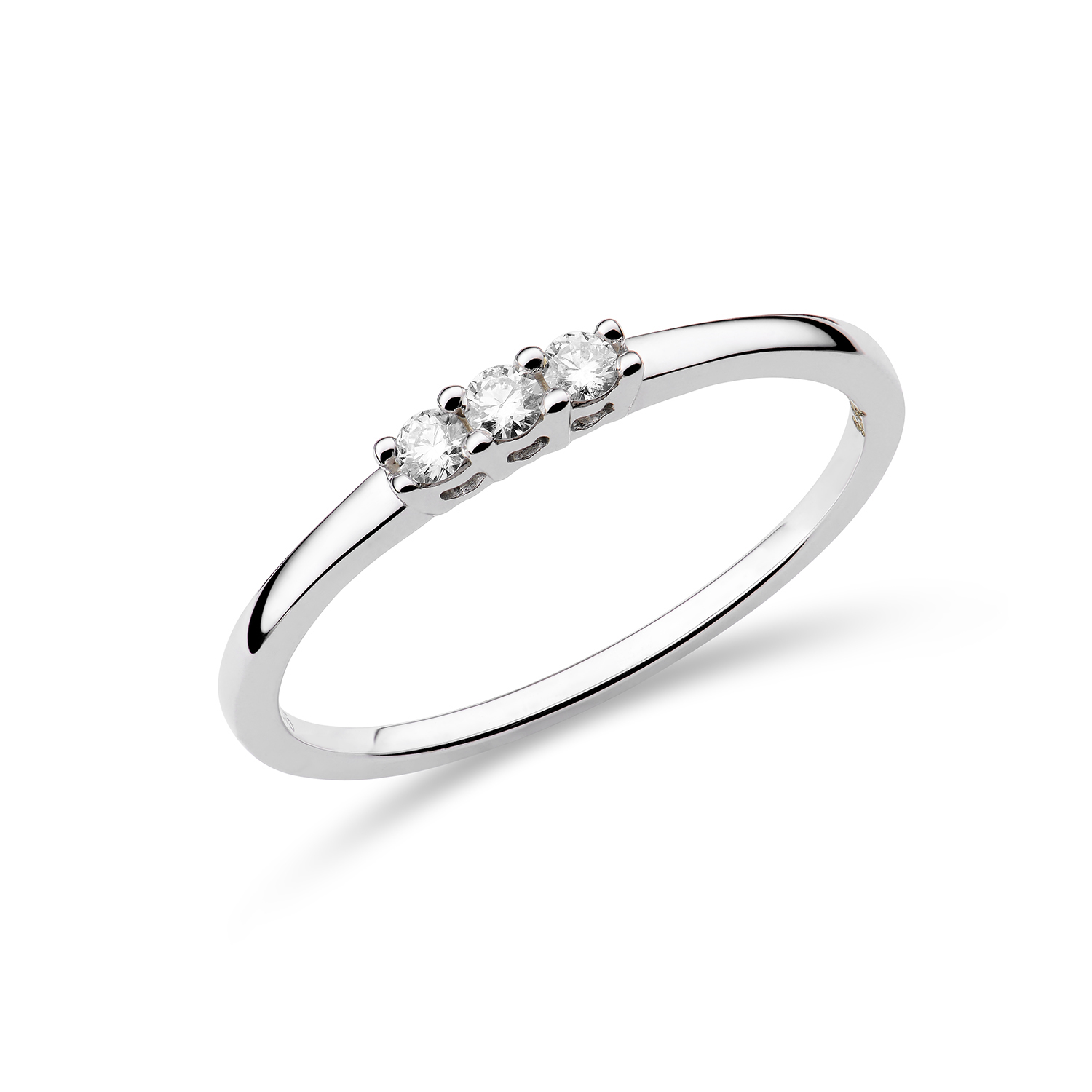Miore anello oro bianco 9kt 375