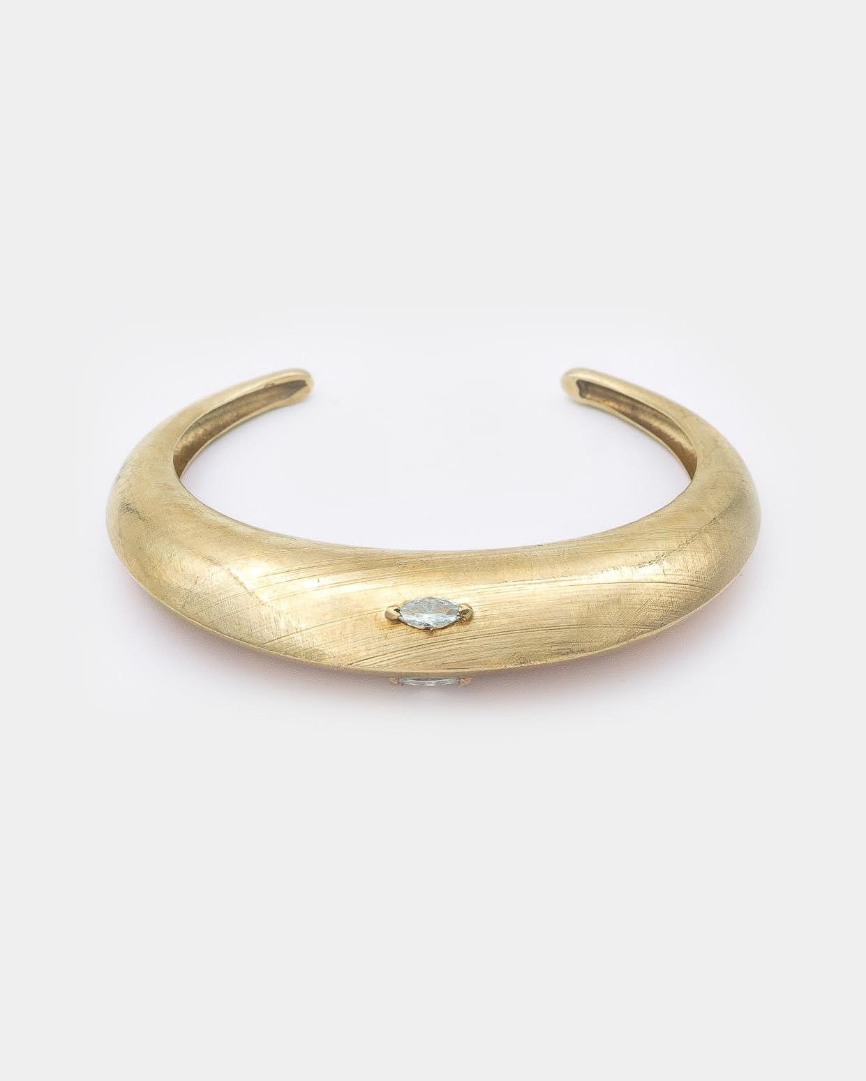 Voodoo Jewels Bold Shapes Adrastea bracciale zirconi bianchi