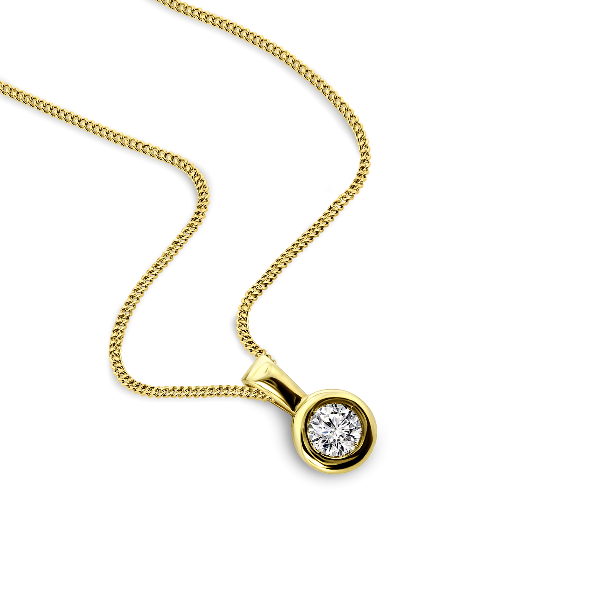 Miore Necklace Collana oro giallo 14kt catena