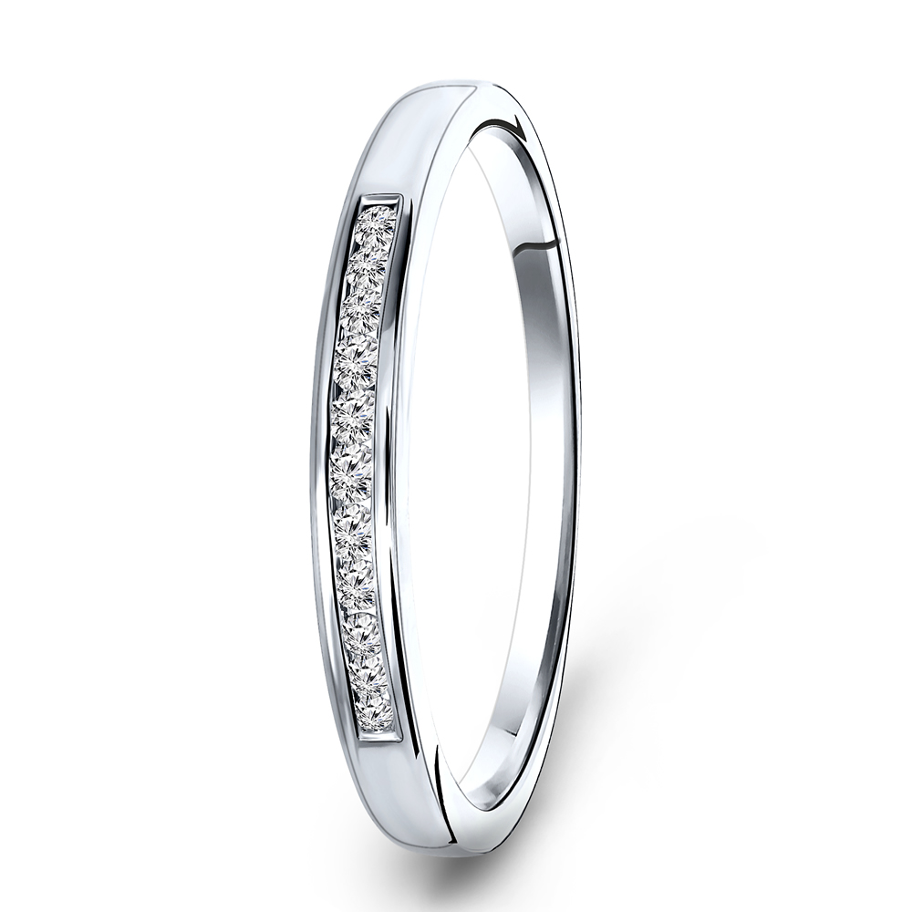 Miore Ring Anello Oro Bianco 585 14KT Donna