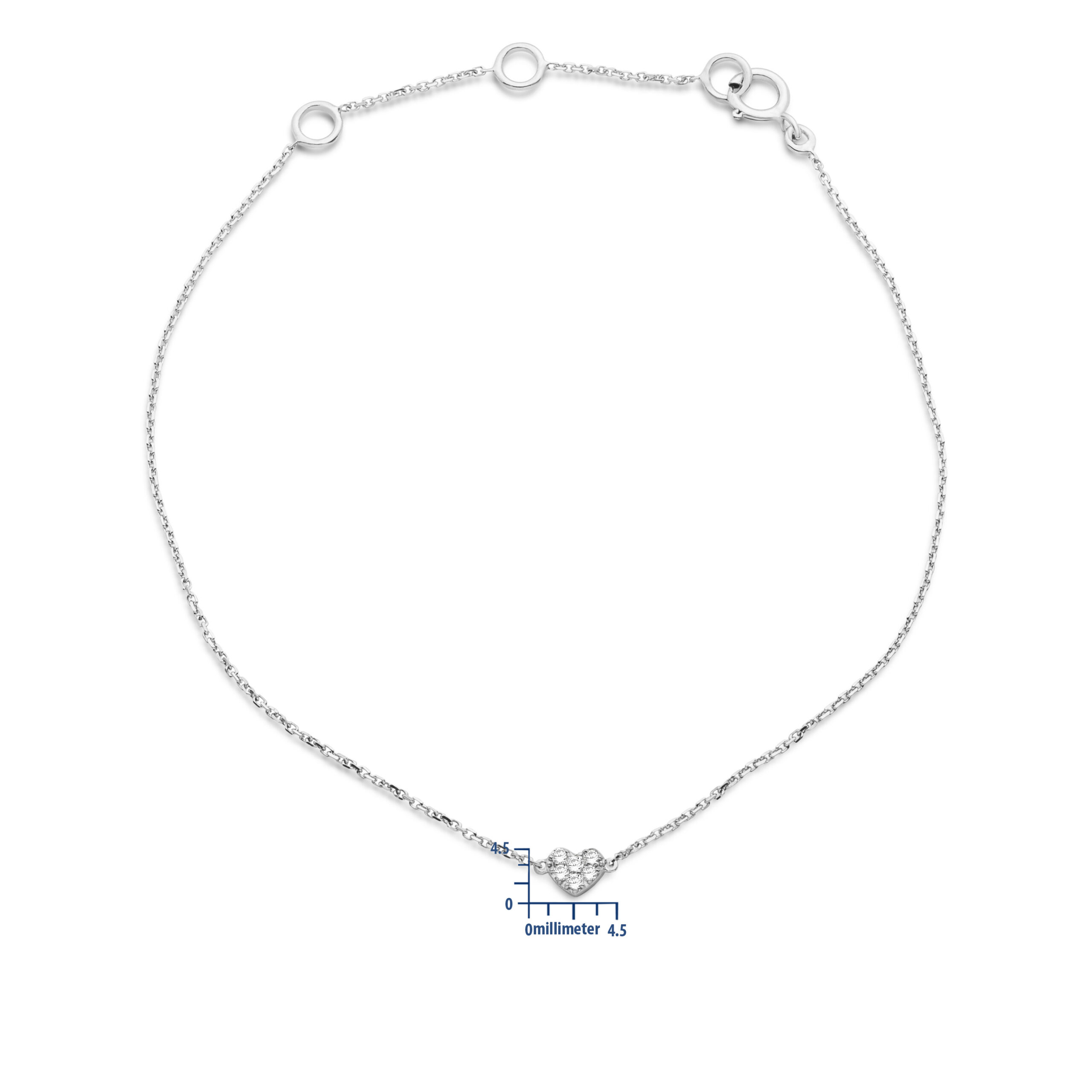 Miore Bracelet Bracciale Oro Bianco 9KT 375