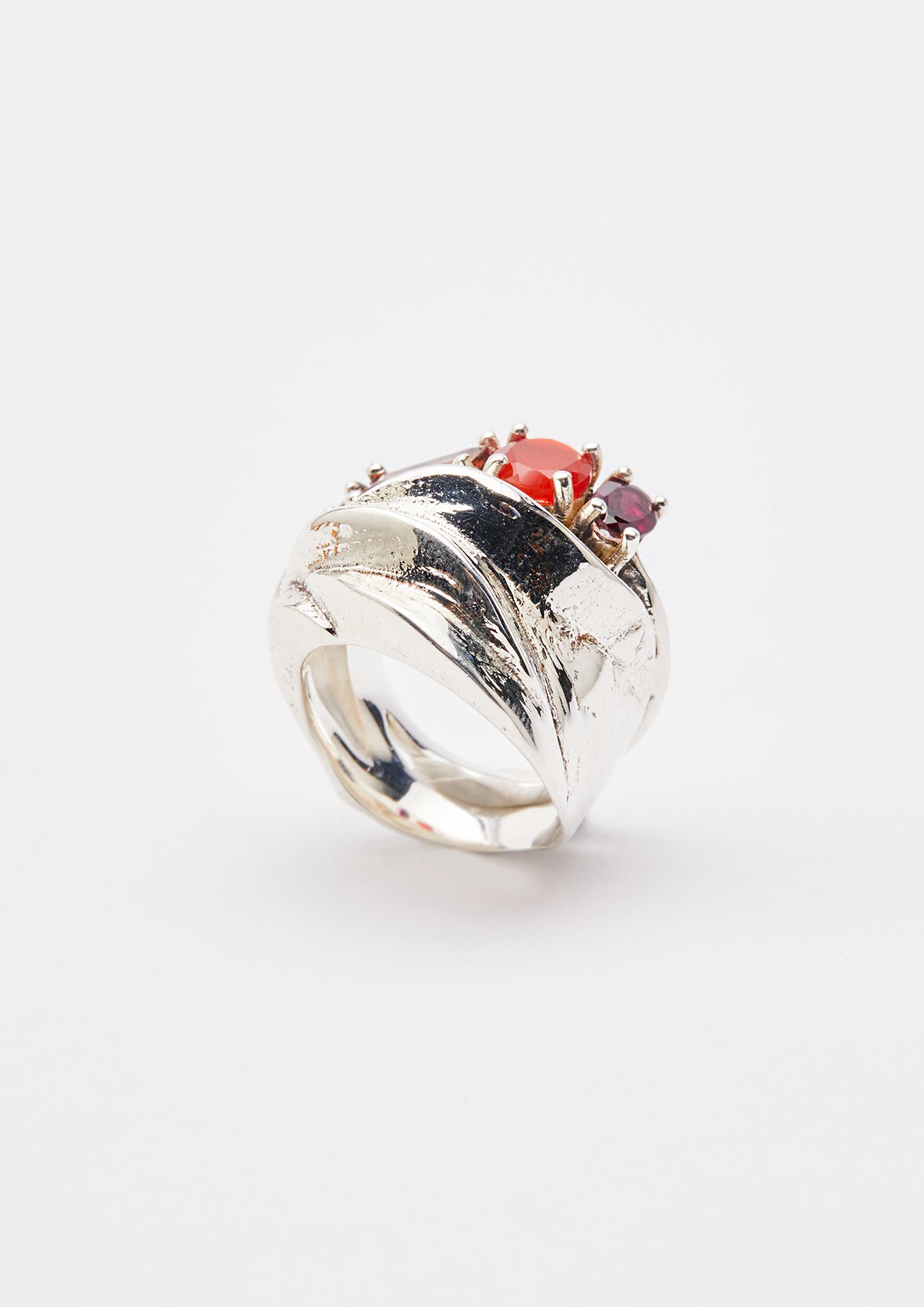 Voodoo Jewels Bold Shapes Rara Anello Tormaline Granato