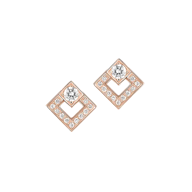 Korloff Eclat Orecchini oro rosa diamanti donna